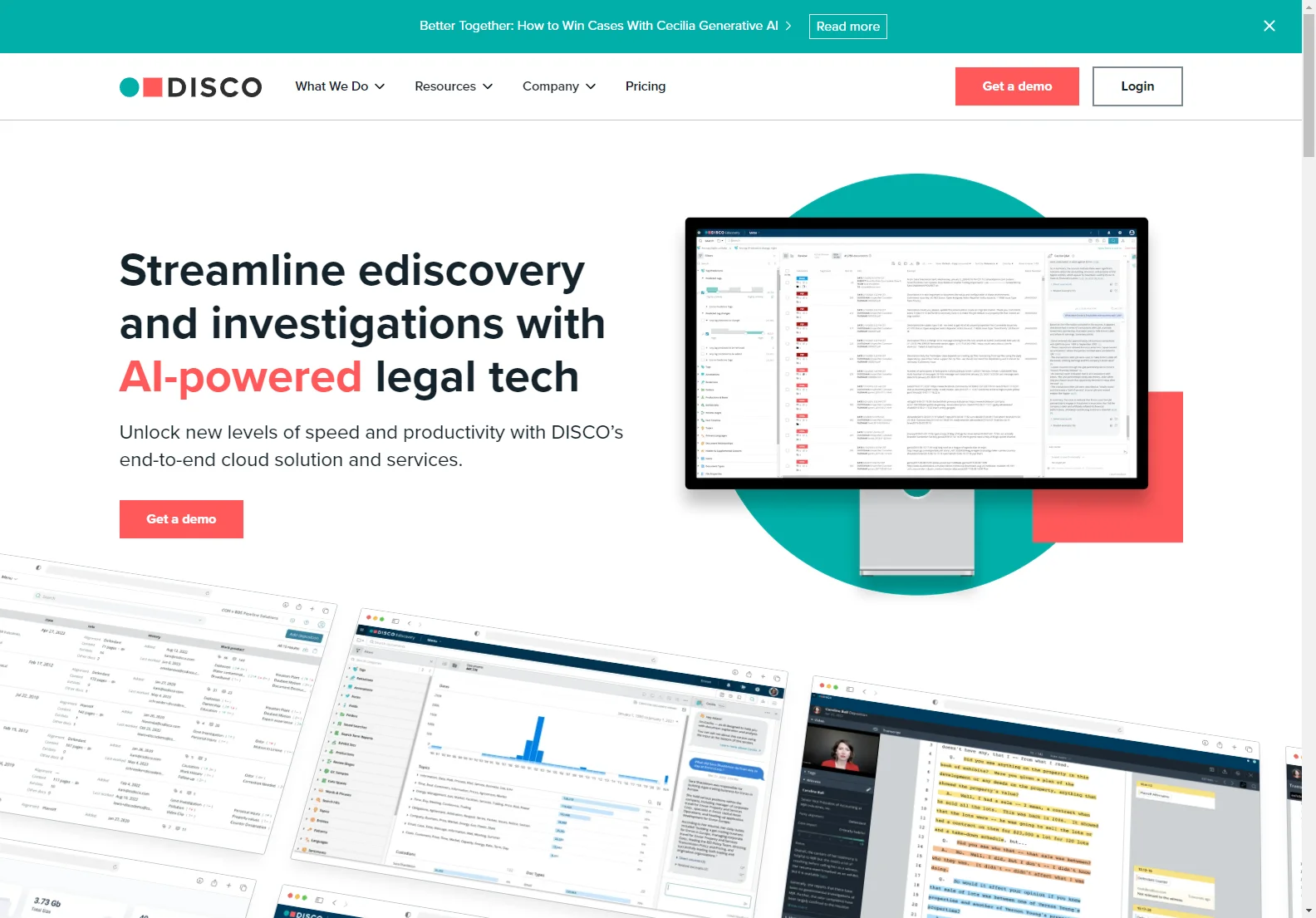 DISCO: AI-Powered Ediscovery and Legal Tech Solutions