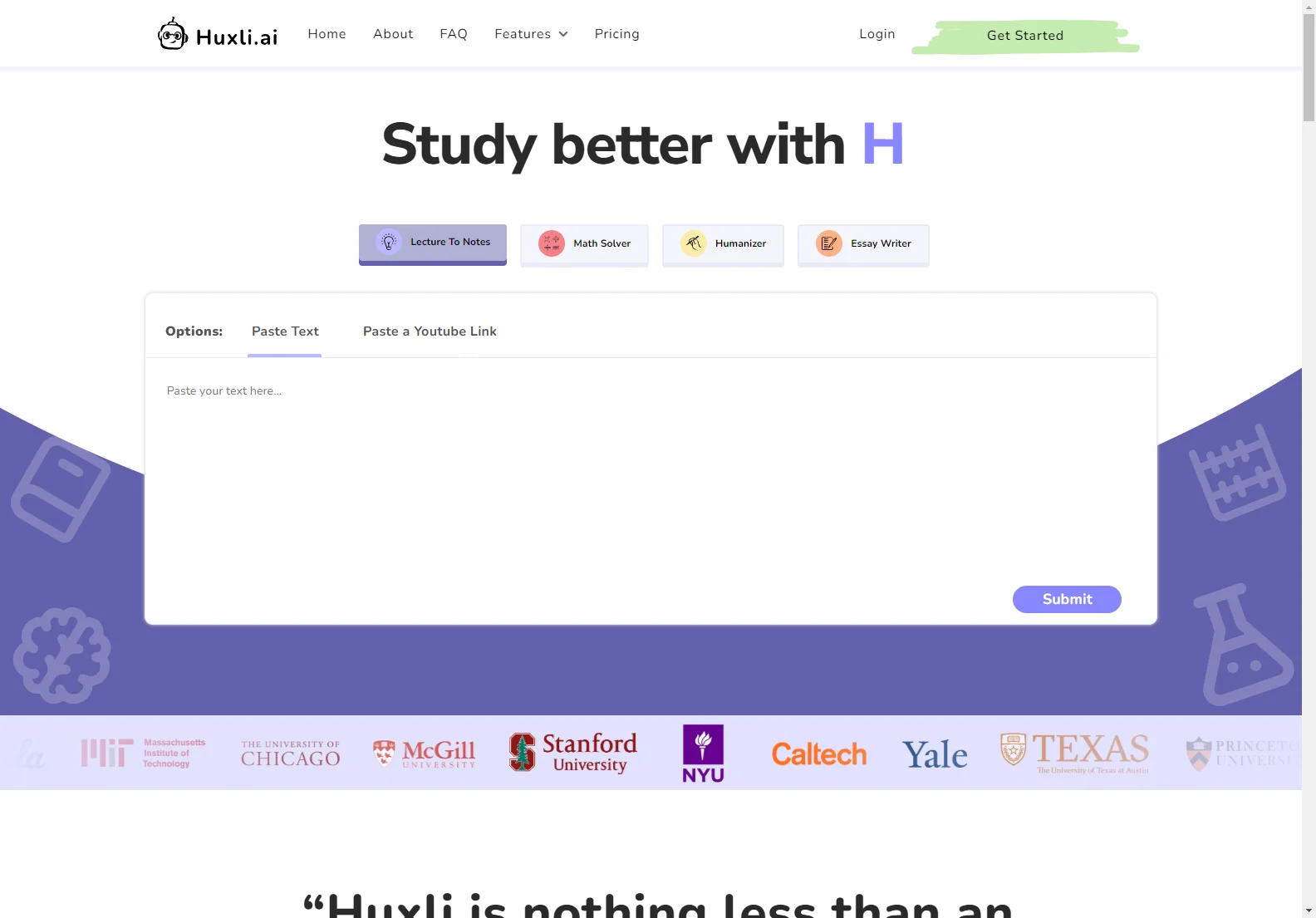 Huxli: AI-Powered Academic Platform for Better Grades and More Free Time