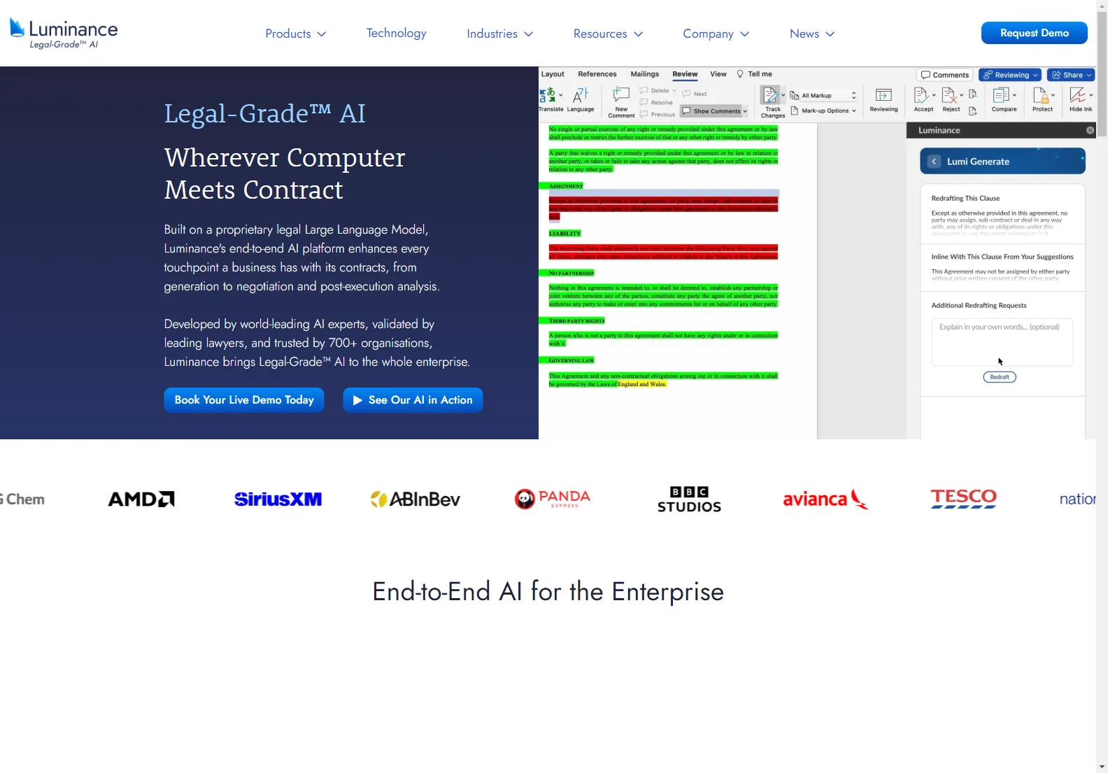 Luminance: AI-Powered Contract Management for Enhanced Efficiency and Reduced Risk