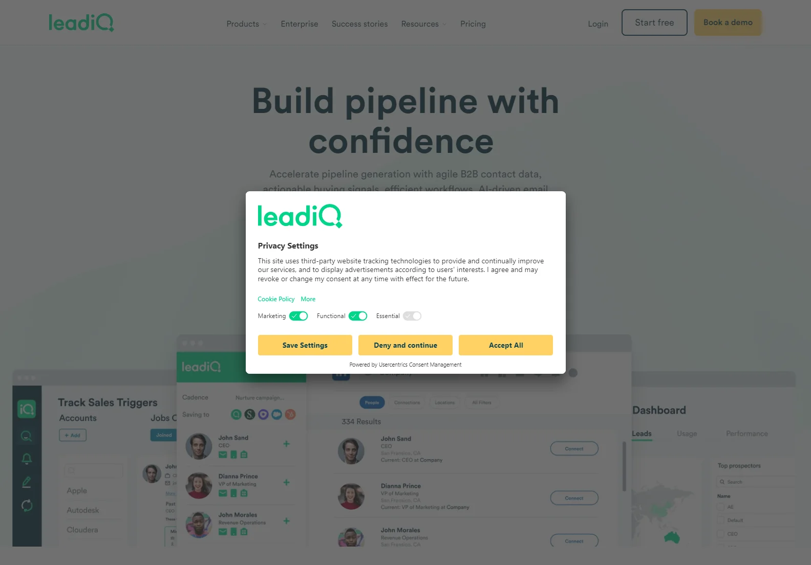 LeadIQ: AI-Powered B2B Prospecting Platform for Faster Pipeline Generation