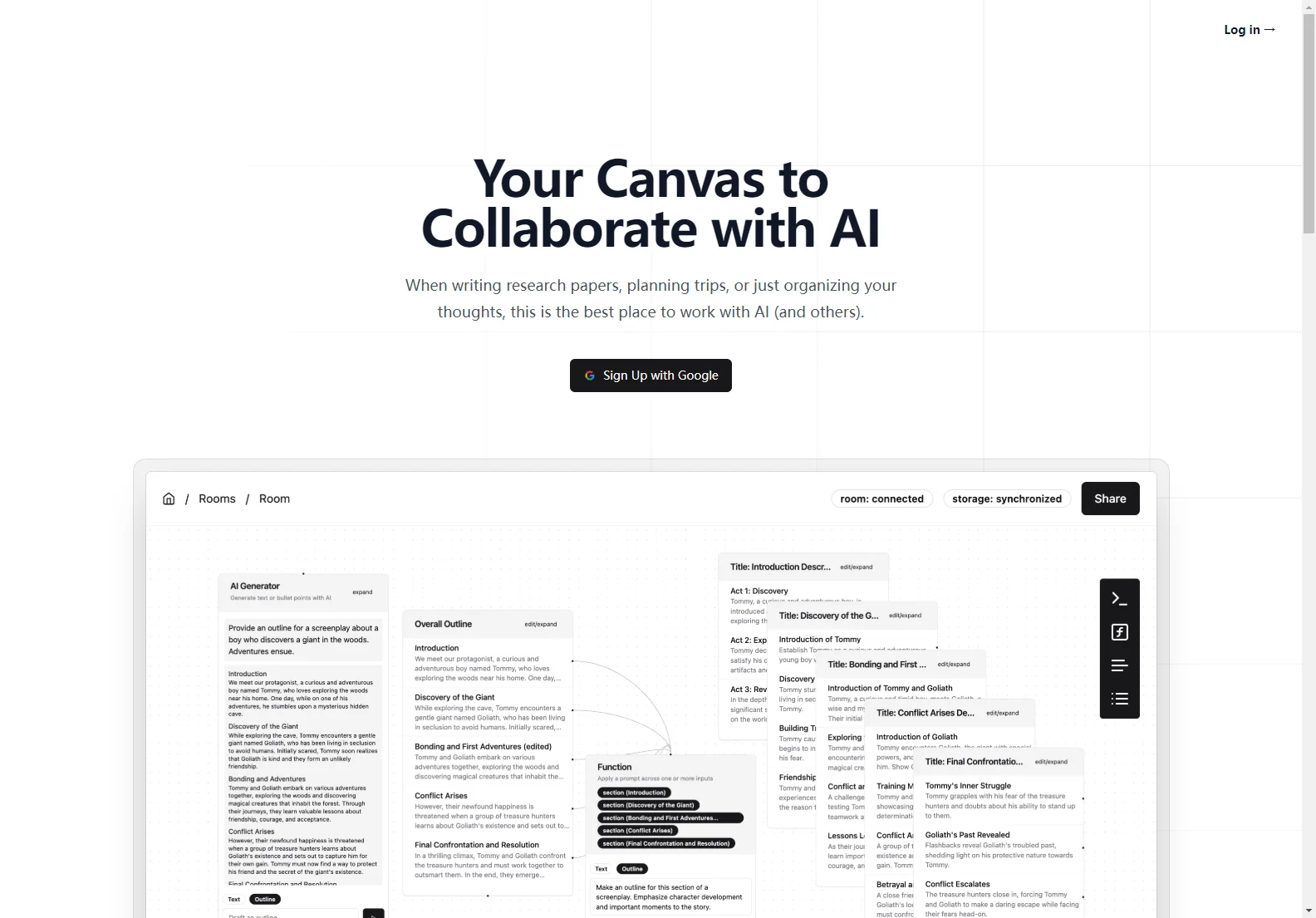 lxi.ai: Collaborative AI Canvas for Enhanced Productivity