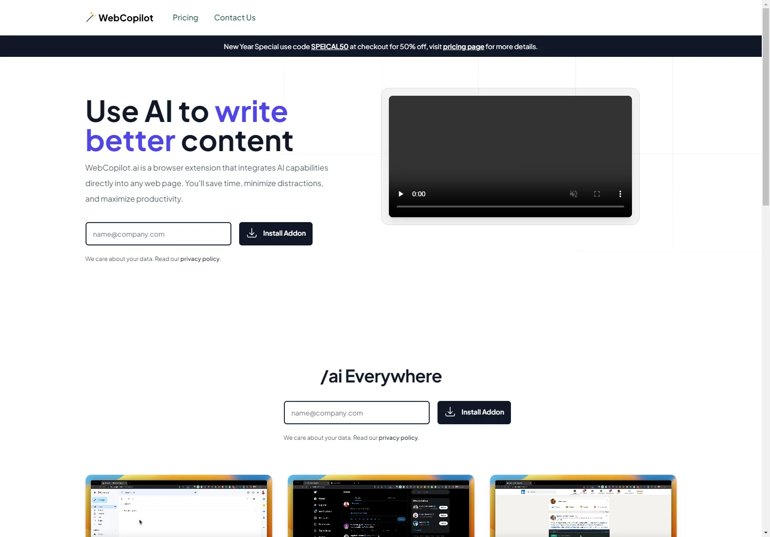 WebCopilot.ai: AI-Powered Browser Extension for Streamlined Content Creation