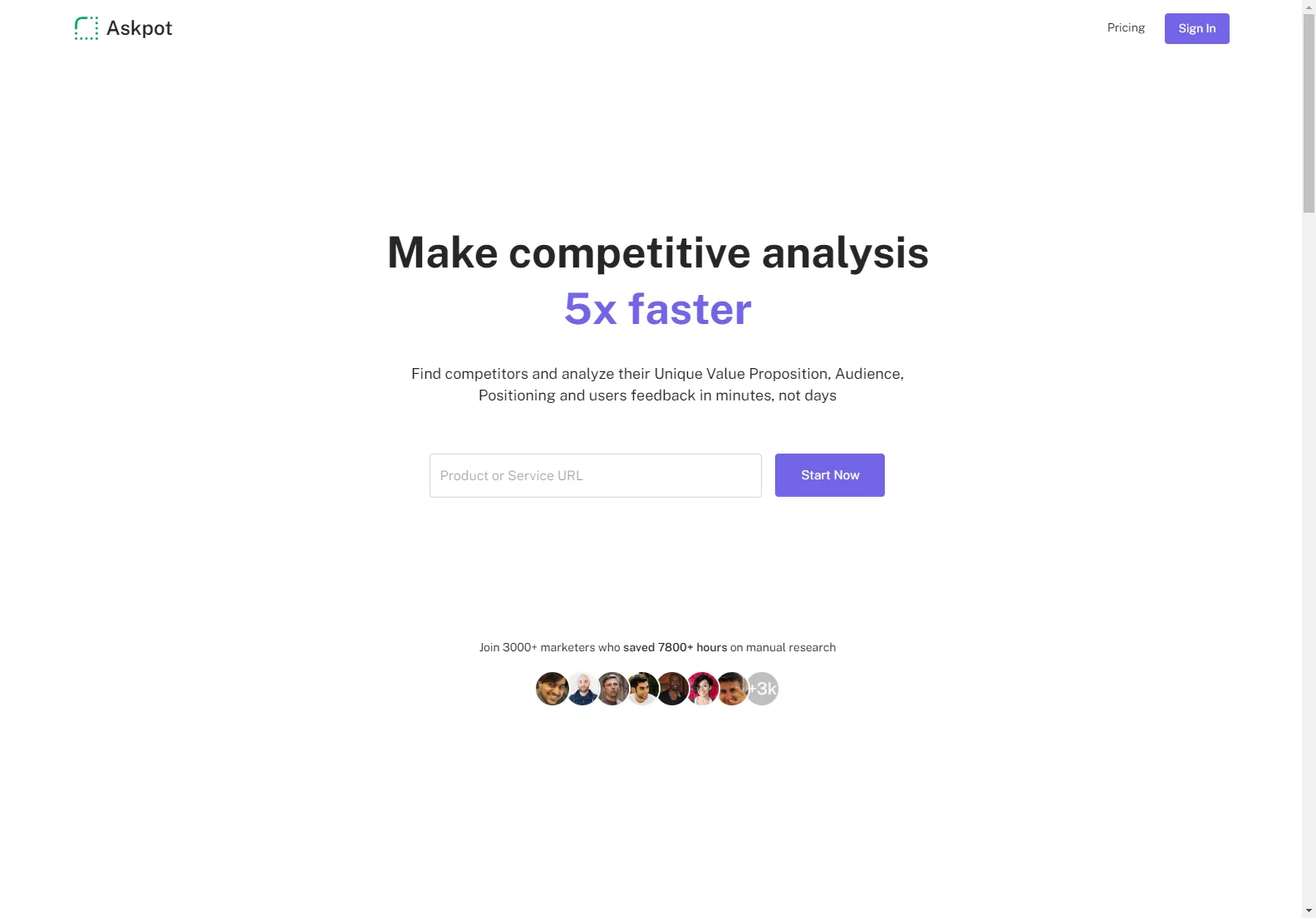 Askpot: 5x Faster Competitive Analysis with AI