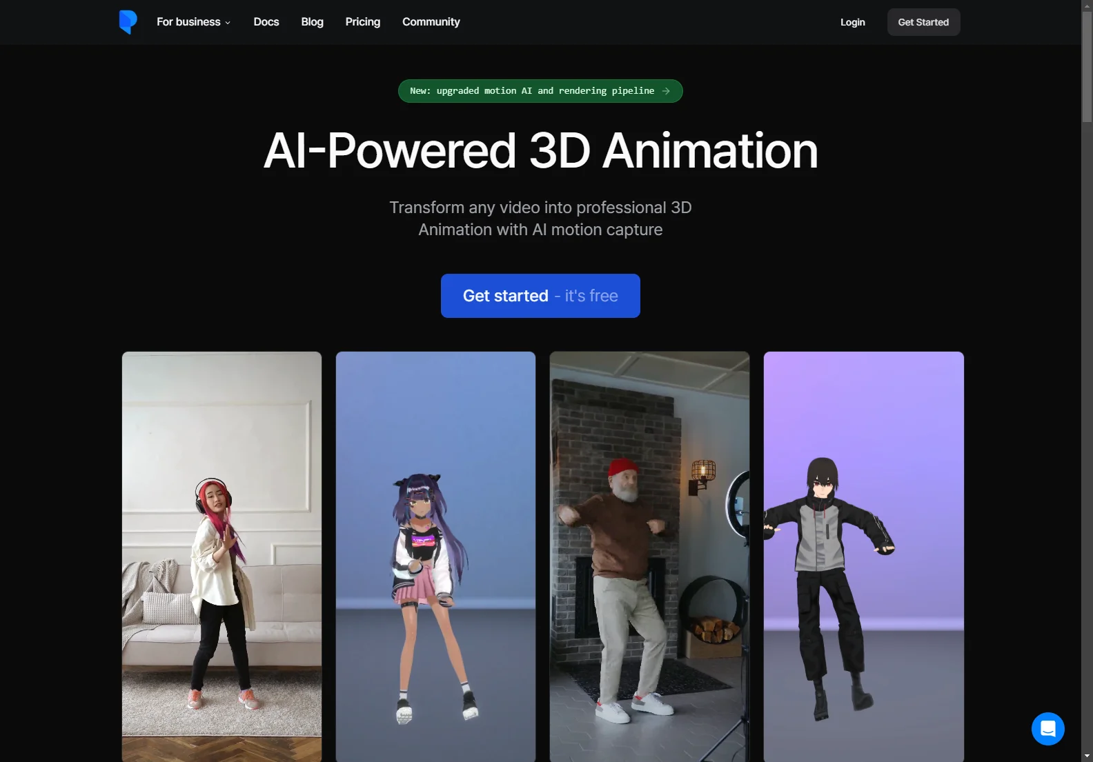 Plask Motion: AI-Powered 3D Animation Tool for Effortless Video to 3D Conversion