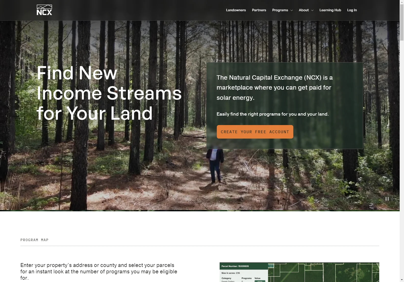 NCX: Unlock Your Land's Earning Potential - Generate Income from Carbon Credits, Timber, and More