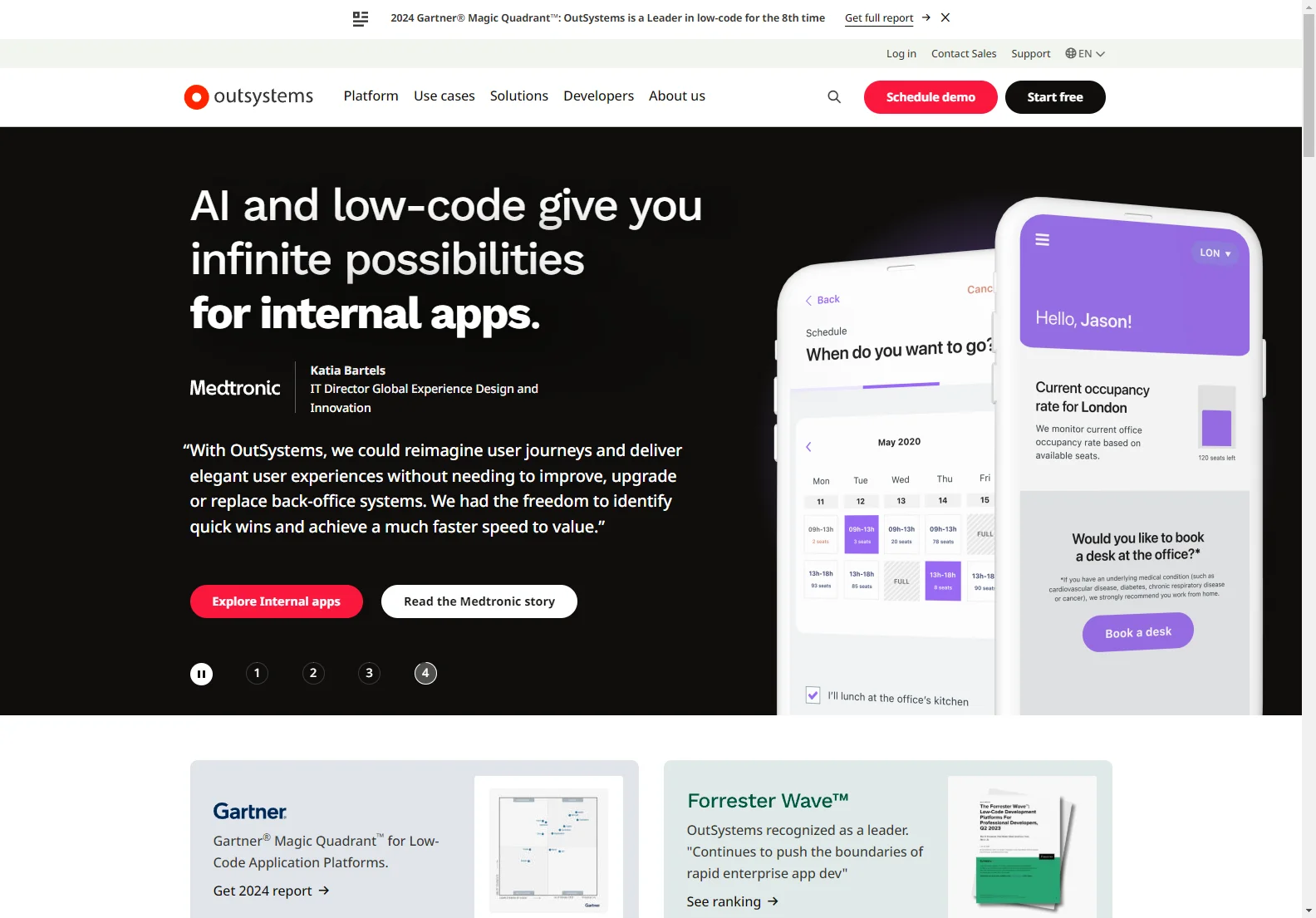 OutSystems: AI-Powered Low-Code Platform for Rapid Application Development