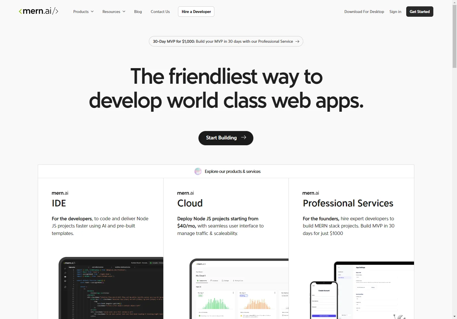 MERN.AI: AI-Powered Full-Stack Development for Effortless Web App Creation