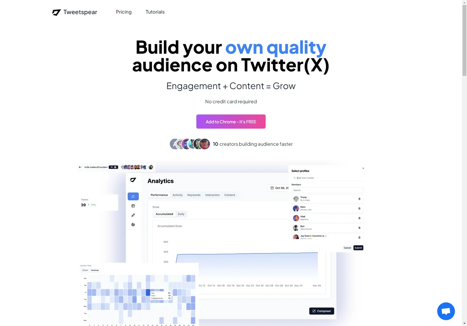 Tweetspear: Grow Your Twitter Audience with AI-Powered Engagement