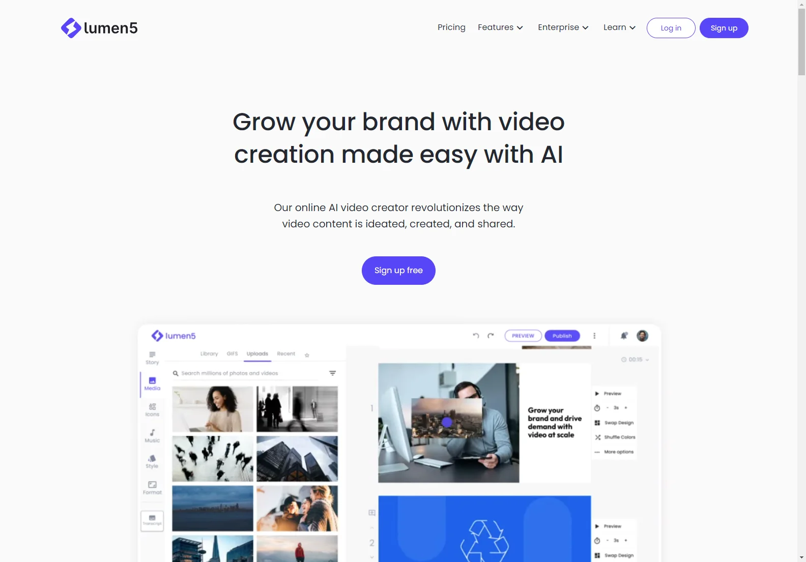 Lumen5: AI-Powered Video Creation Tool for Effortless Video Marketing