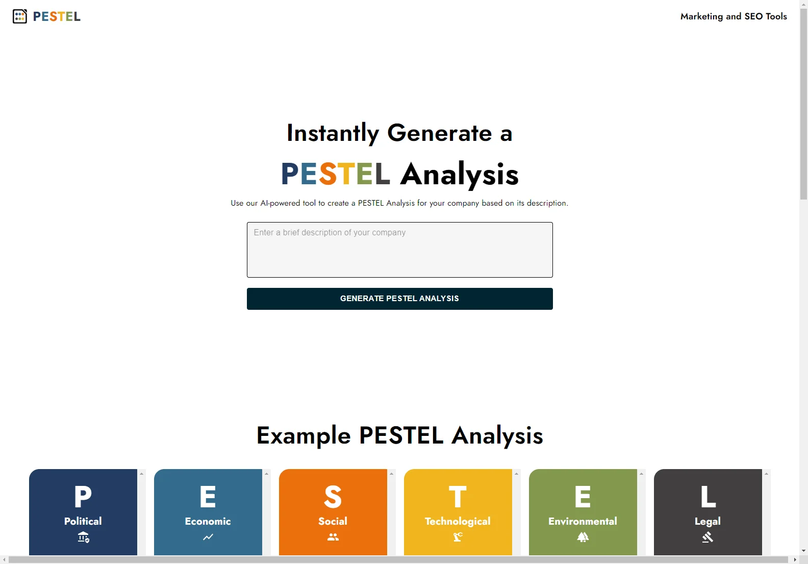 AI PESTEL Analysis Generator: Instant, Accurate Market Insights