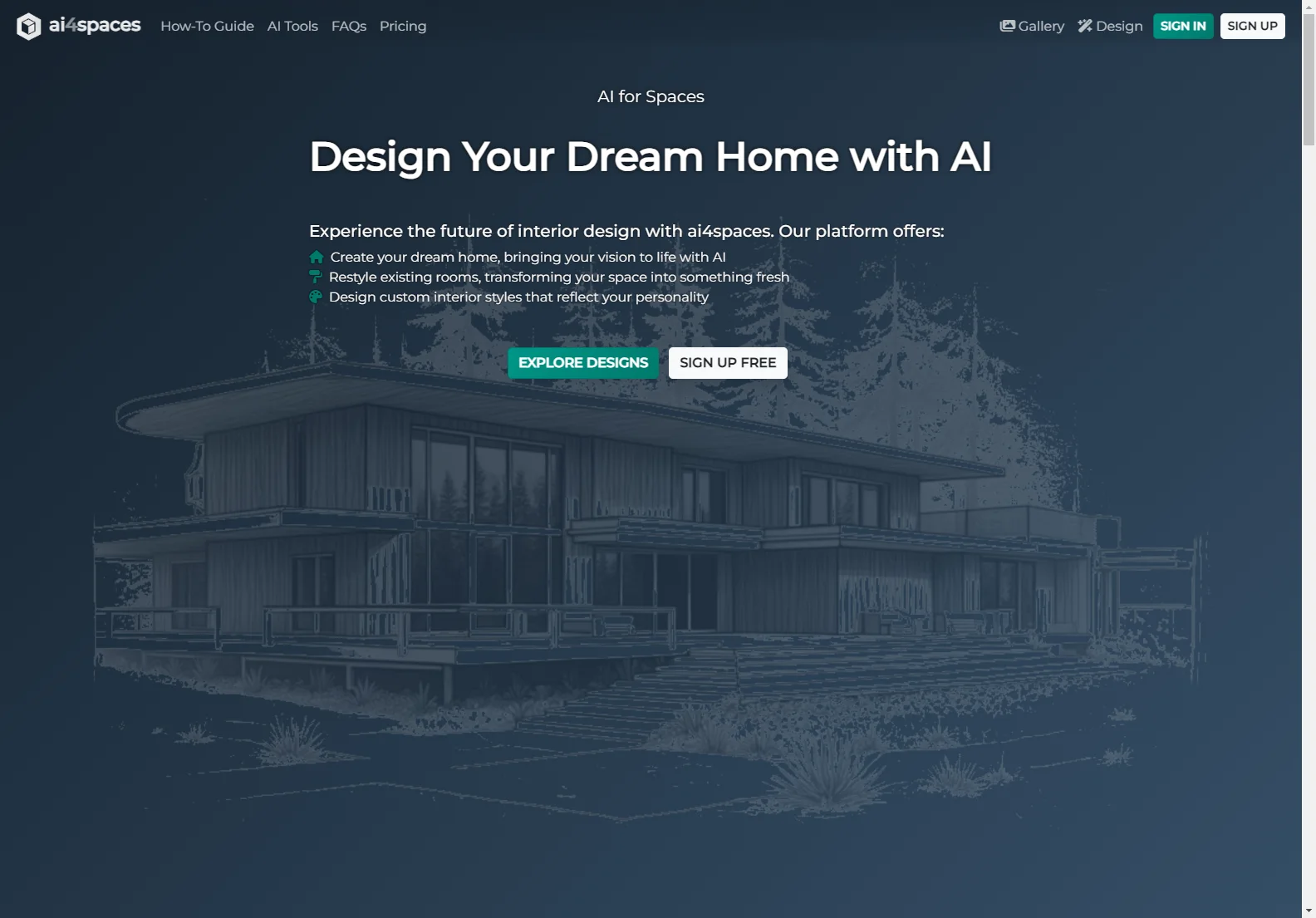 ai4spaces: AI-Powered Interior Design Platform for Dream Homes