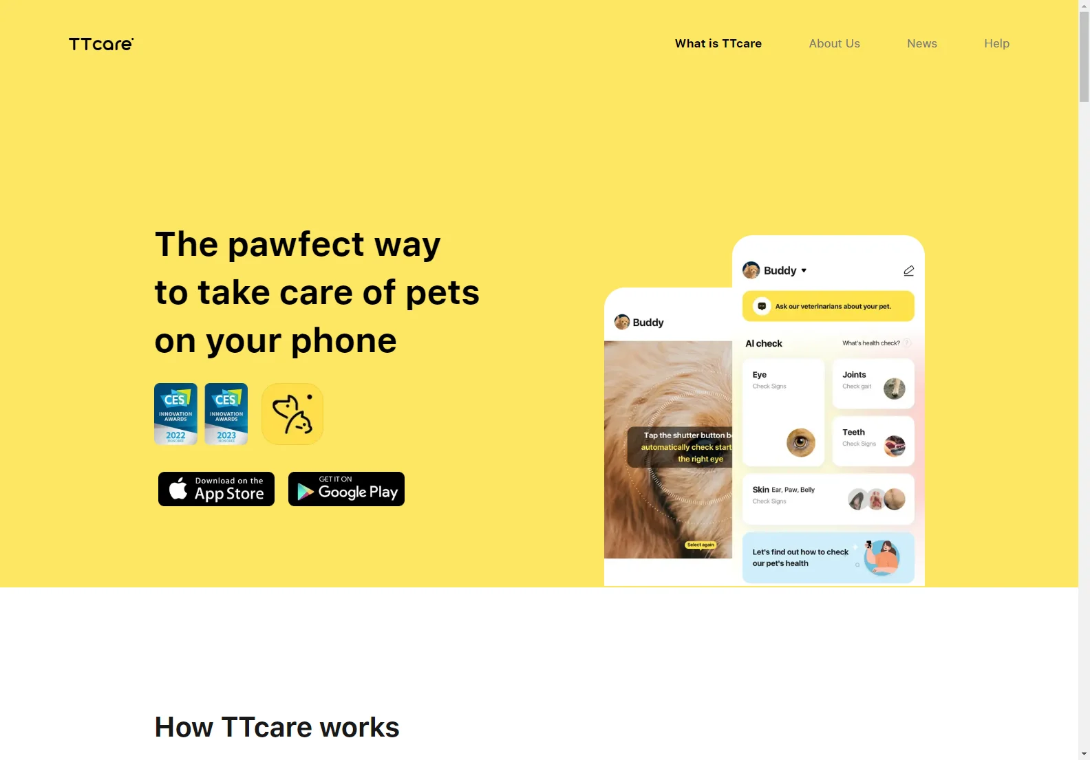 TTcare: AI-Powered Pet Health App for Early Disease Detection