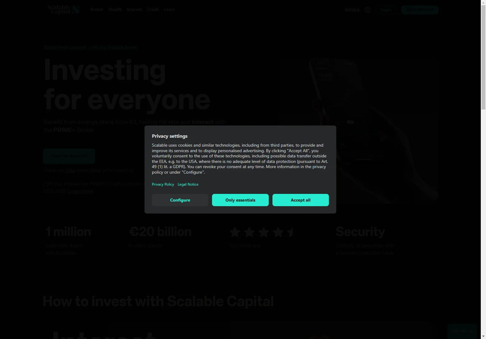 Scalable Capital: Robo-Advisor & Broker for Automated & Self-Directed Investing