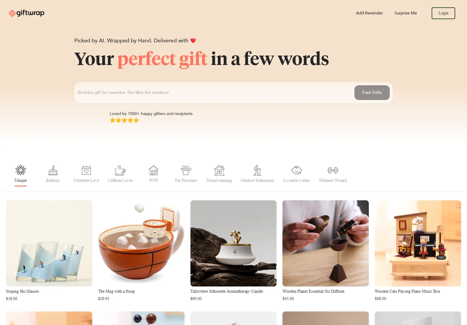 Giftwrap: AI-Powered Gift Selection and Delivery