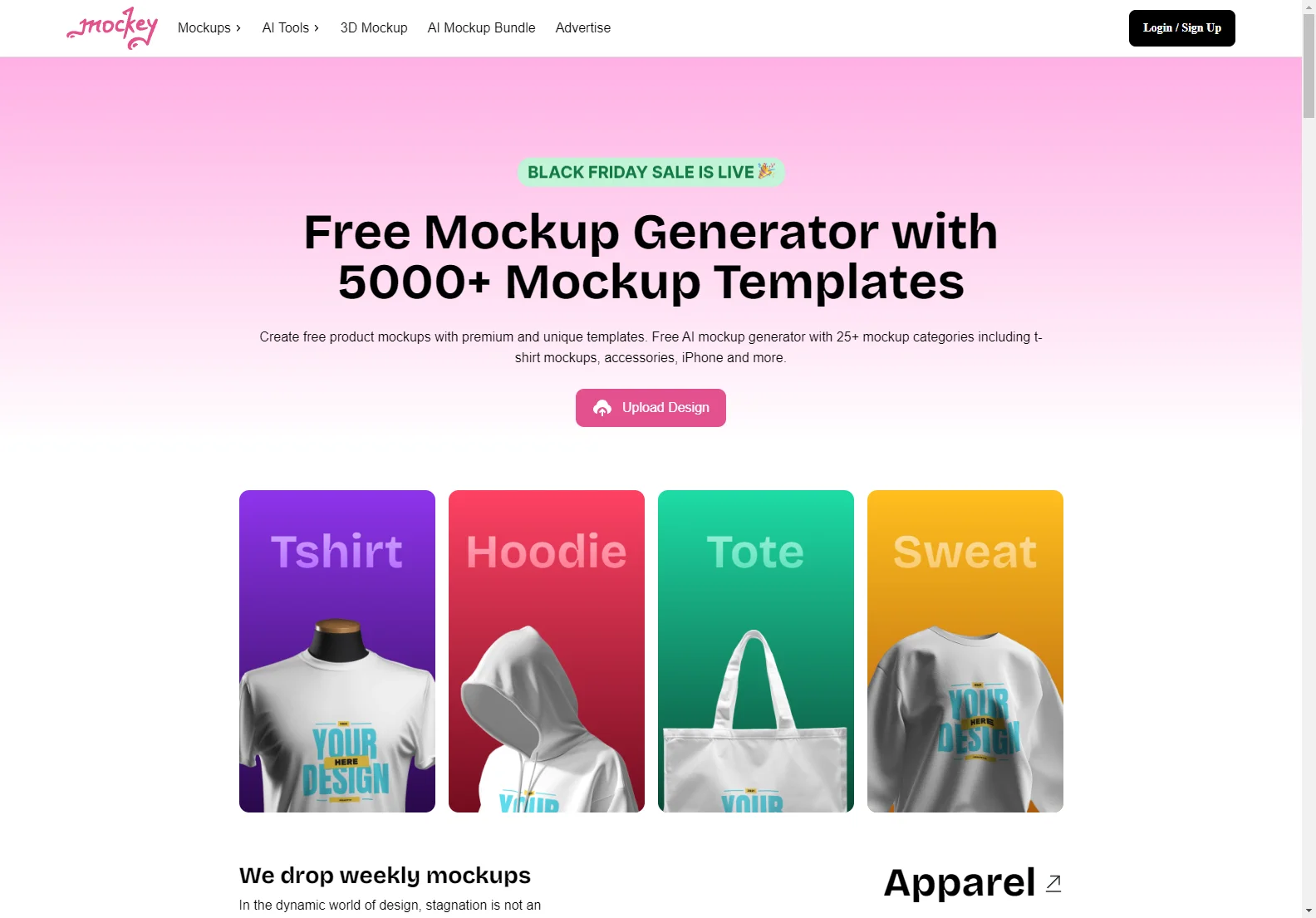 Mockey: Best Free AI Mockup Generator with 5000+ Templates