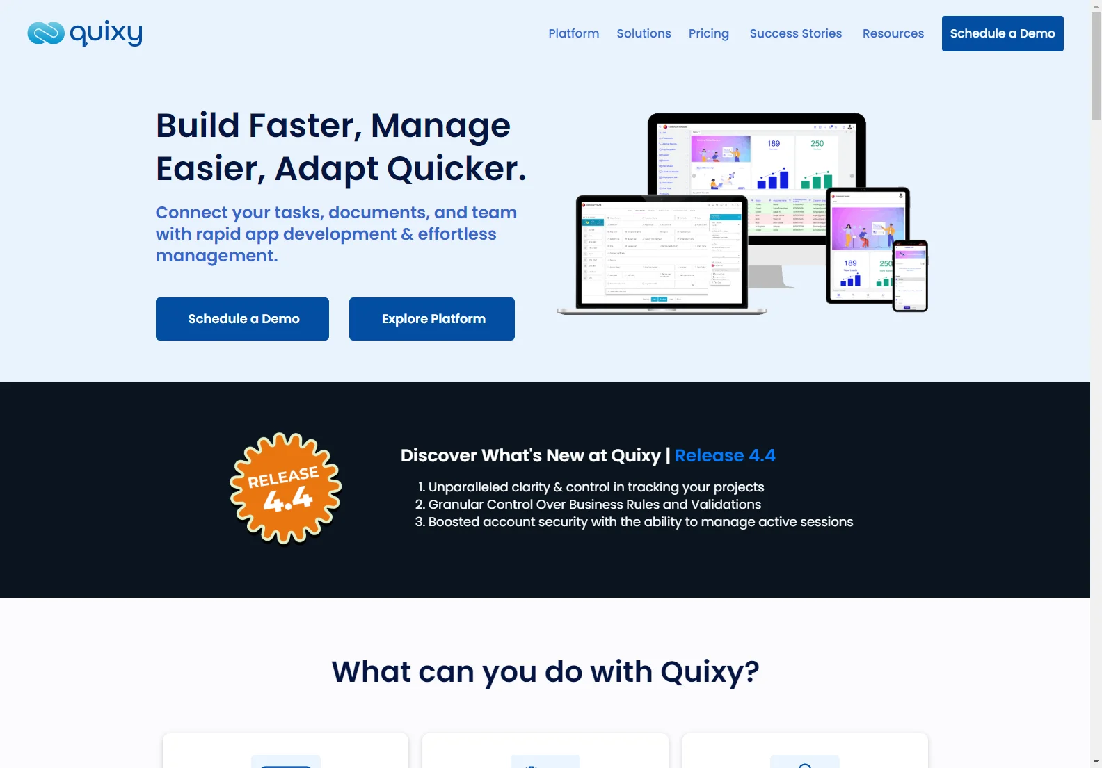 Quixy: No-Code App Development Platform for Enhanced Productivity