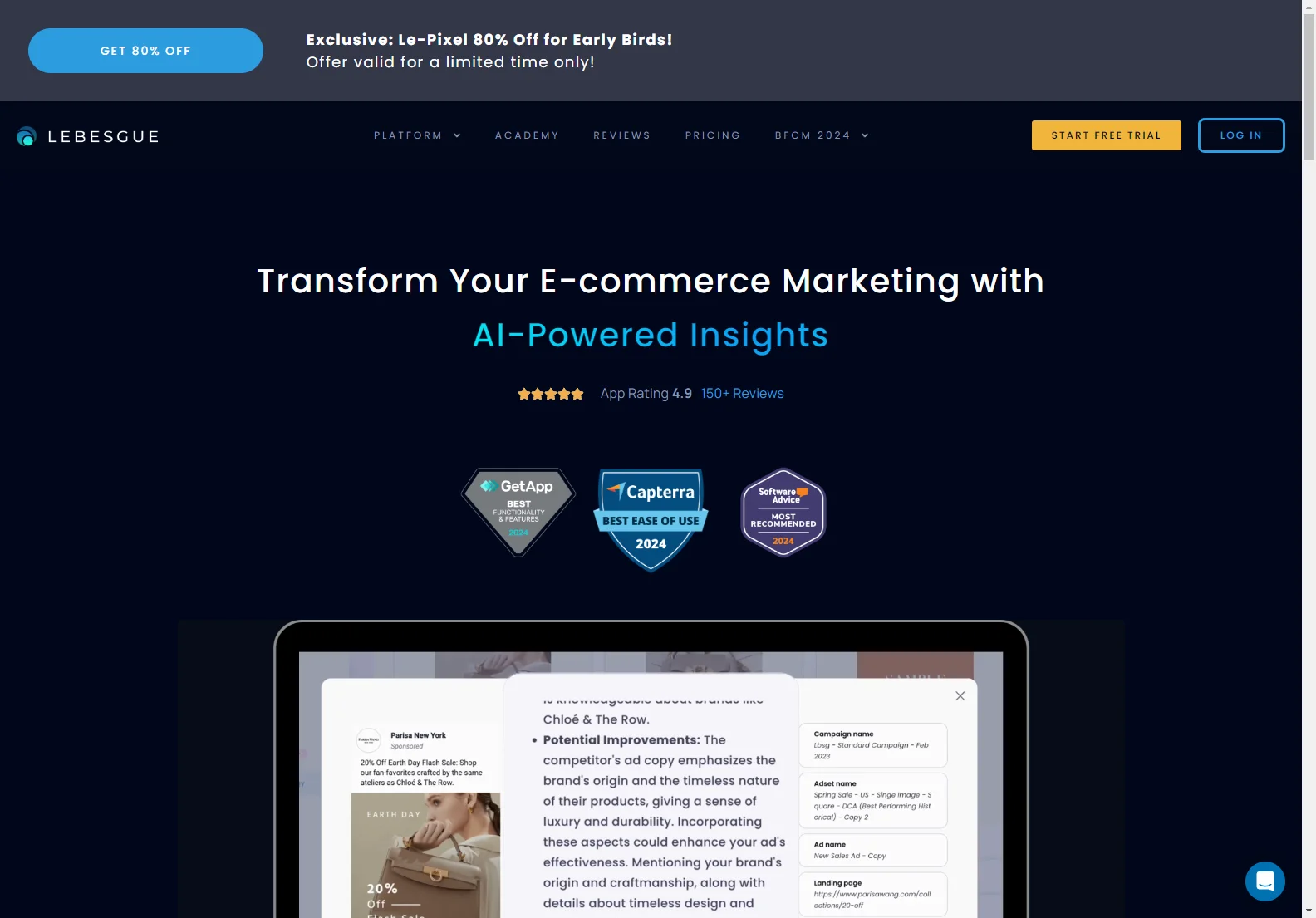 Lebesgue: AI-Powered E-commerce Marketing Insights Platform