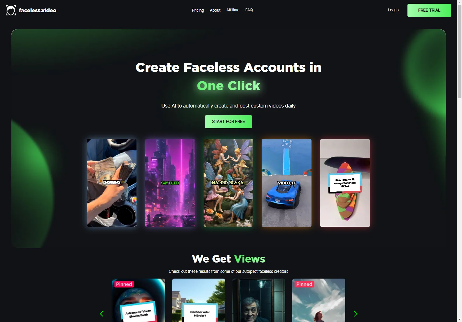 Faceless.video: AI-Powered Faceless Video Creation for Effortless Social Media Growth