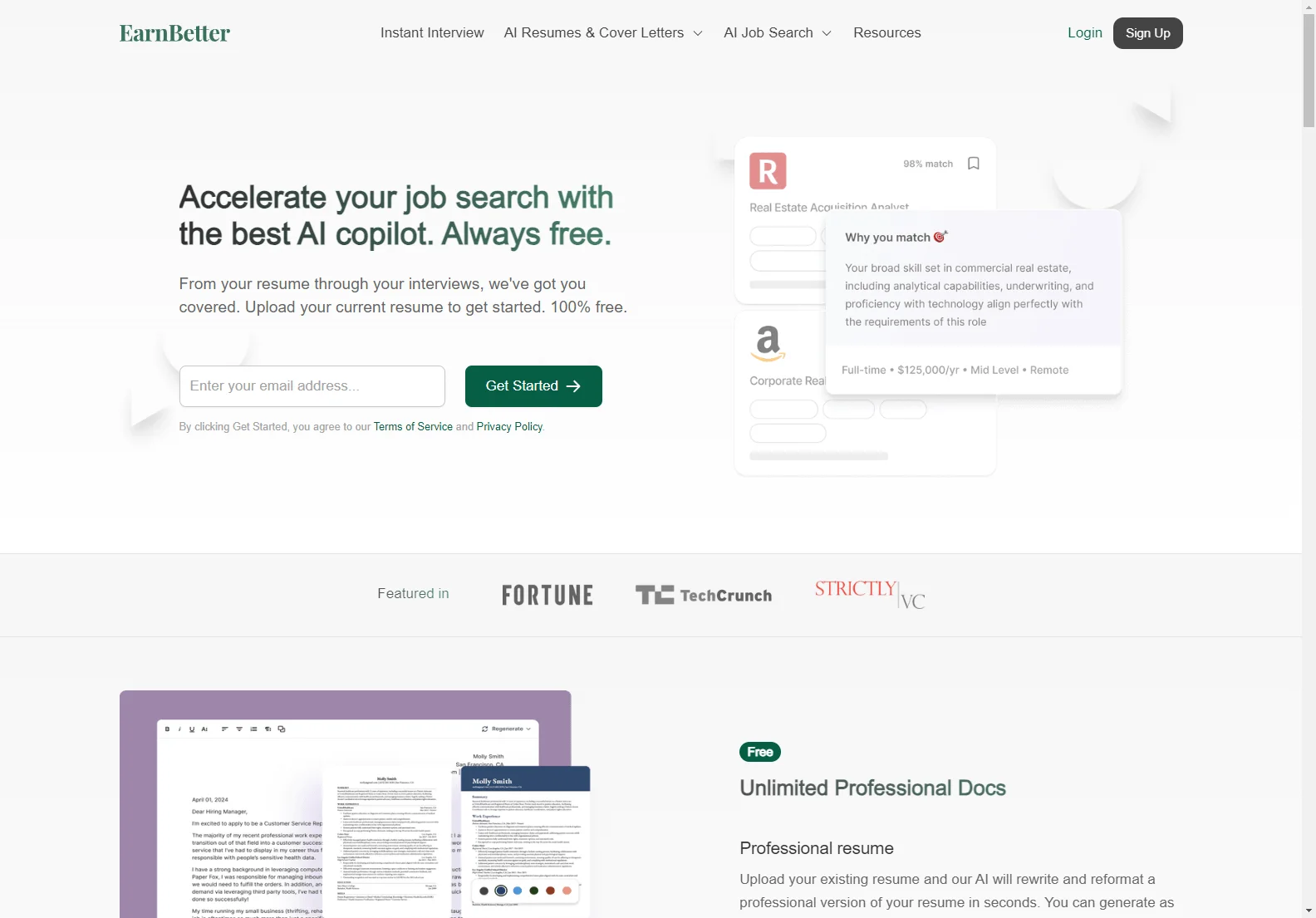 EarnBetter: Free AI-Powered Resume & Cover Letter Generator for Job Search