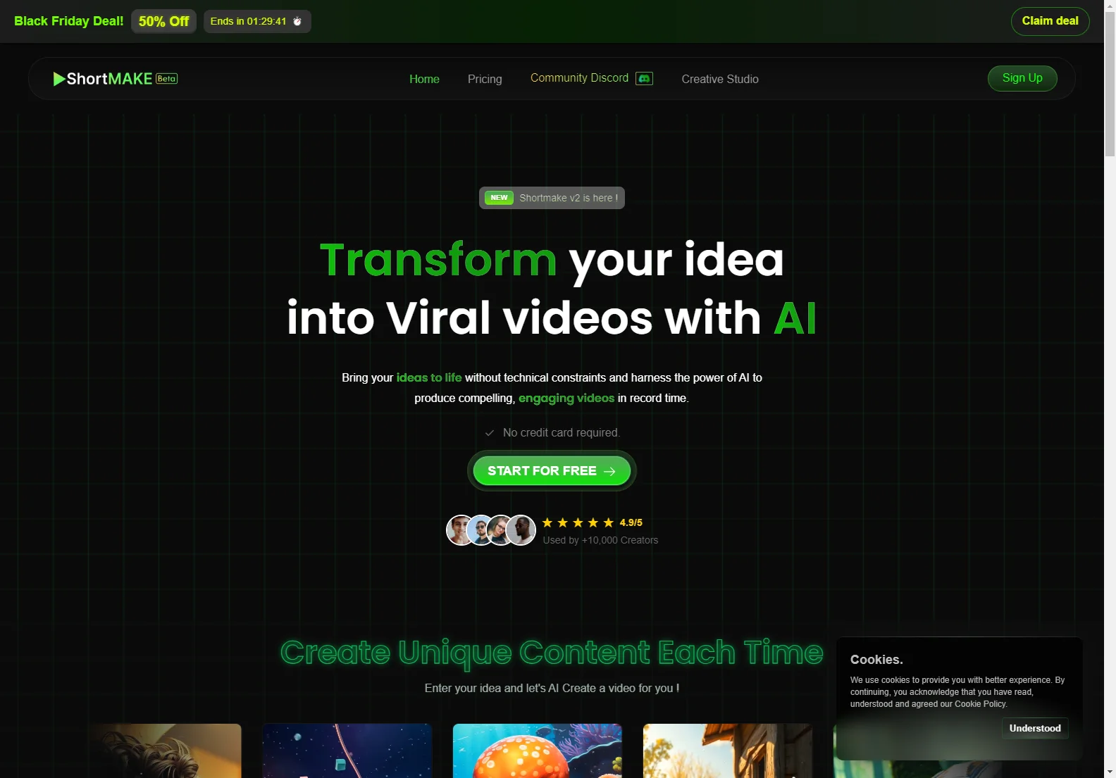 ShortMake: AI-Powered Video Creation for Viral Success