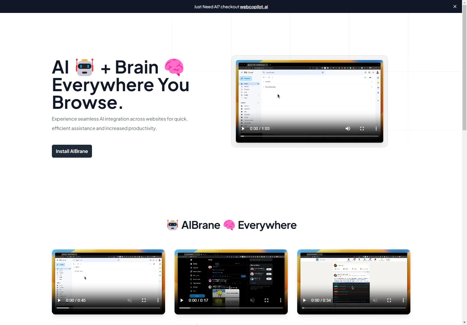 AIBrane App: AI + Brain Everywhere You Browse