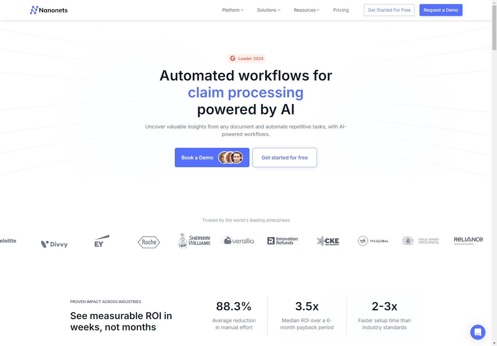 Nanonets: AI-Powered Document Processing and Workflow Automation