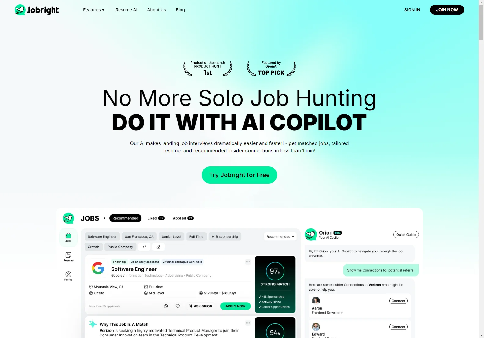 Jobright: Your AI-Powered Job Search Copilot