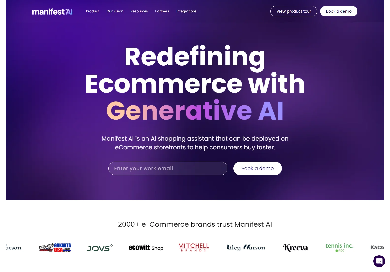 Manifest AI: Revolutionizing eCommerce with AI-Powered Shopping Assistant