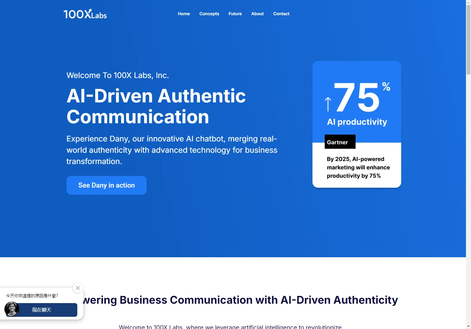 100X Labs: Revolutionizing Business Communication with AI-Powered Authenticity