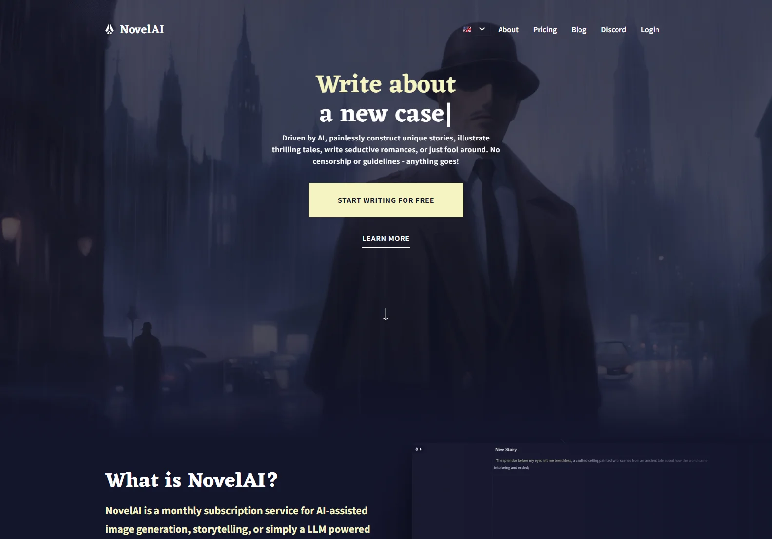 NovelAI: AI-Powered Storytelling and Image Generation