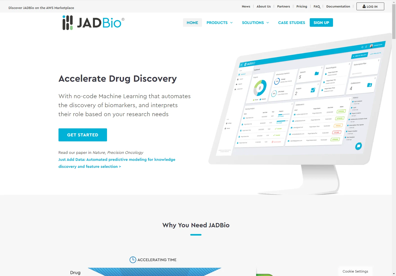 JADBio: Accelerate Biomarker Discovery with No-Code AutoML