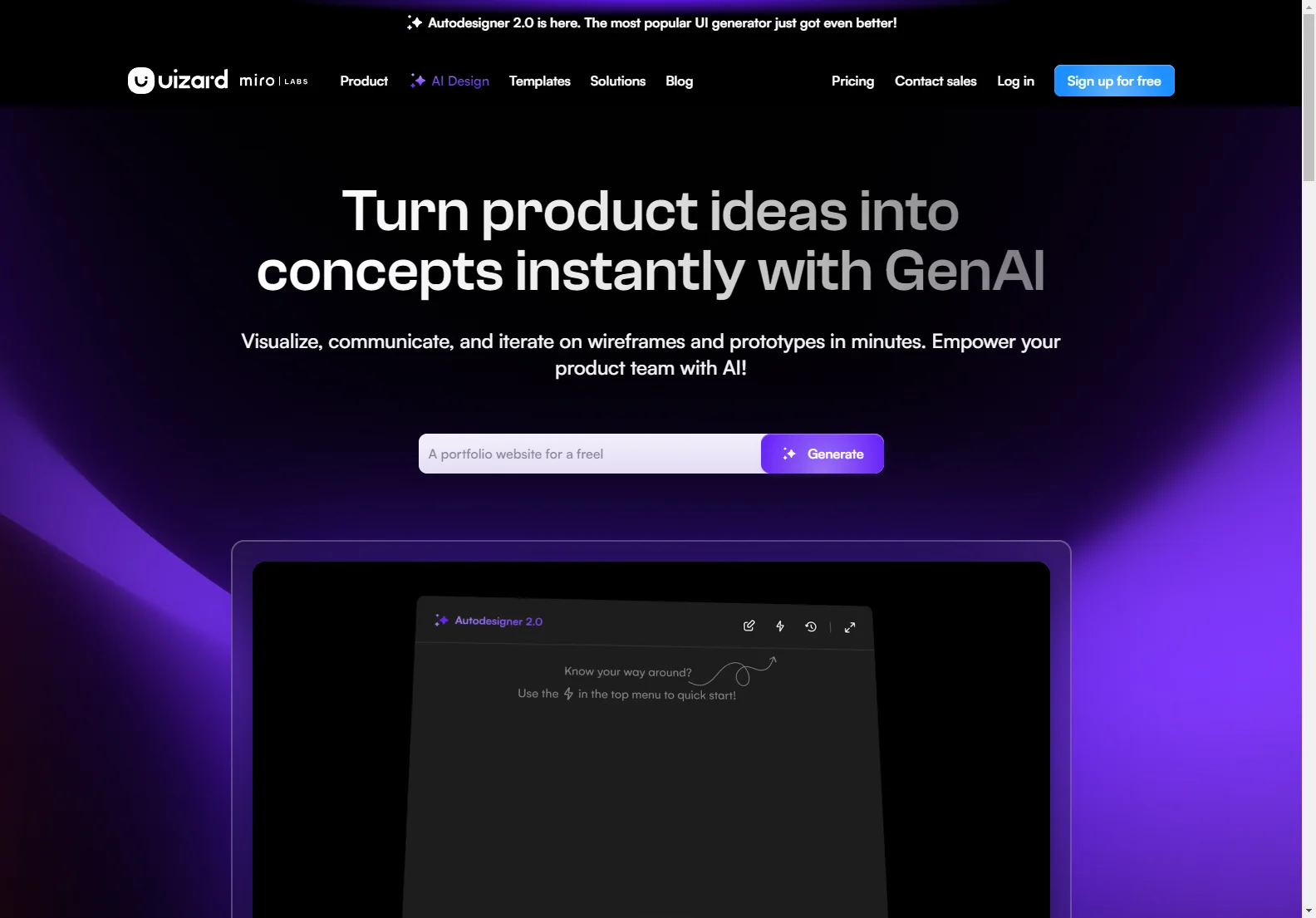 Uizard: AI-Powered UI Design Tool for Faster Prototyping