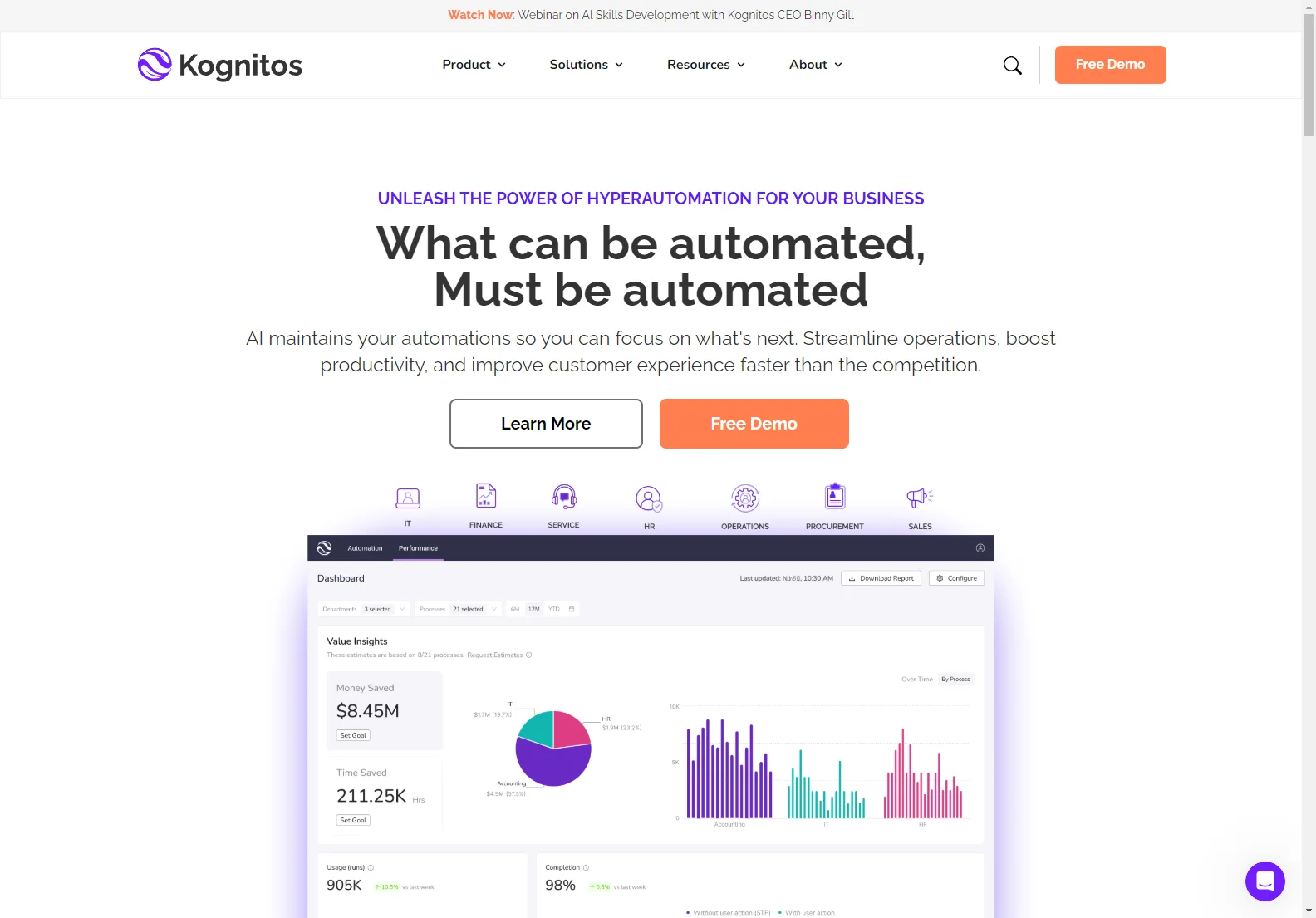 Kognitos: AI-Powered Hyperautomation Platform for Streamlined Business Processes