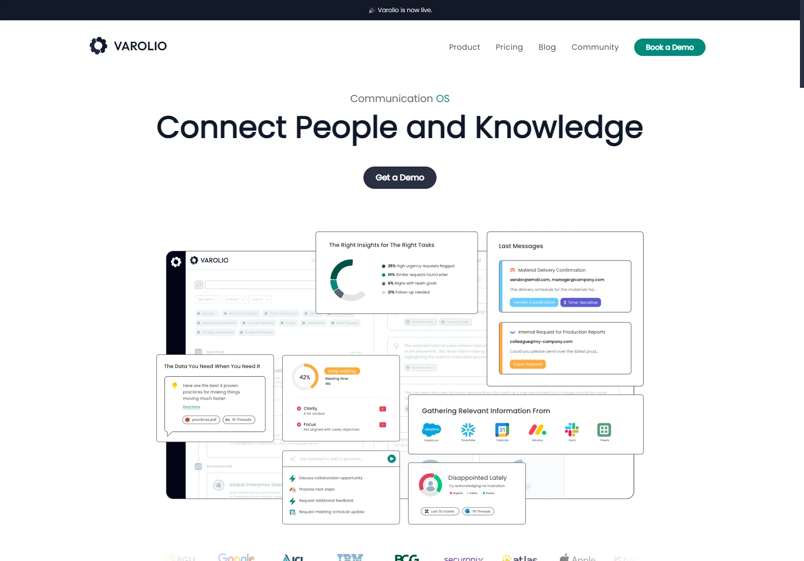 Varolio: Revolutionizing Communication and Knowledge Sharing