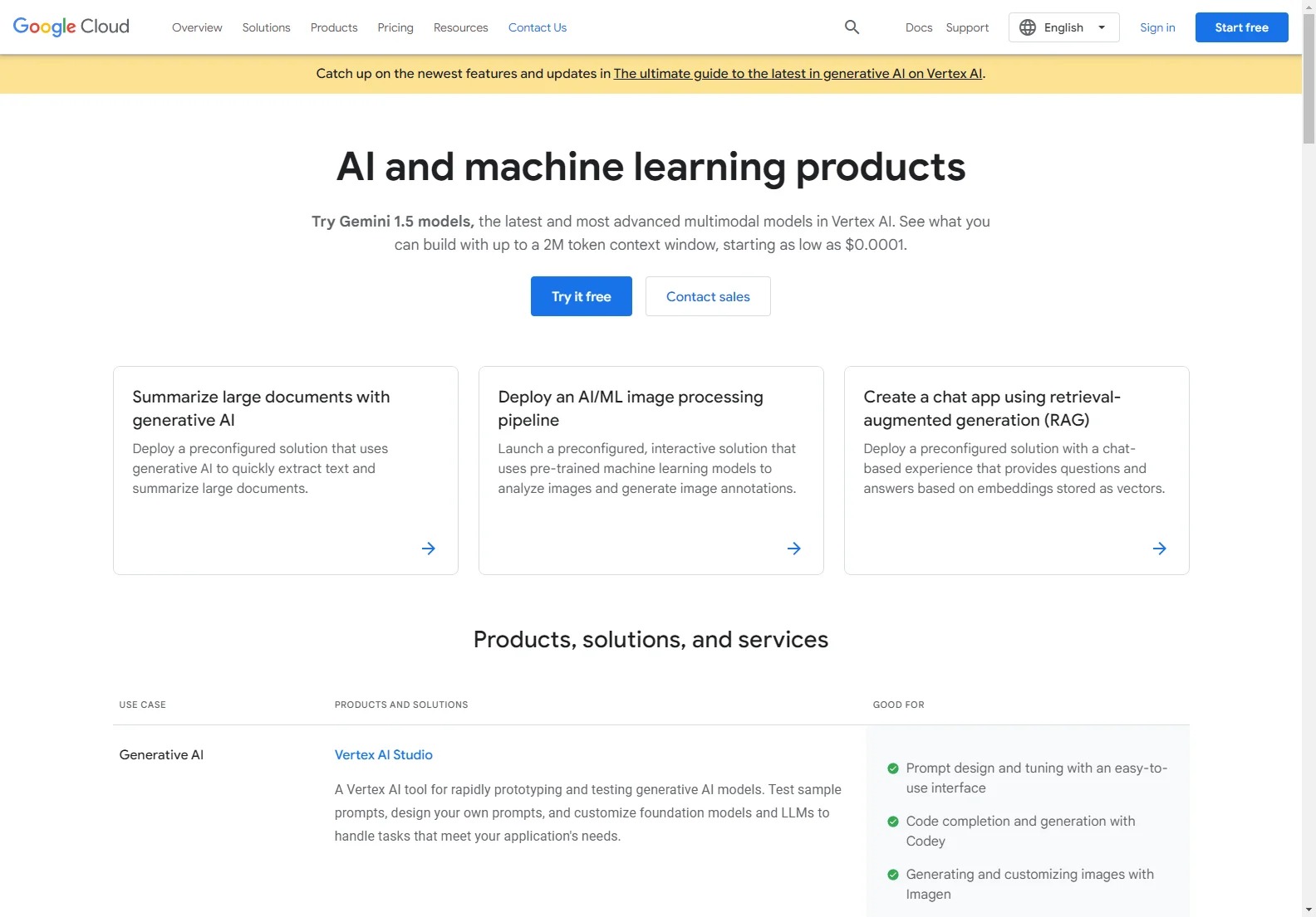 Vertex AI: Google Cloud's Generative AI Platform for Innovative Applications