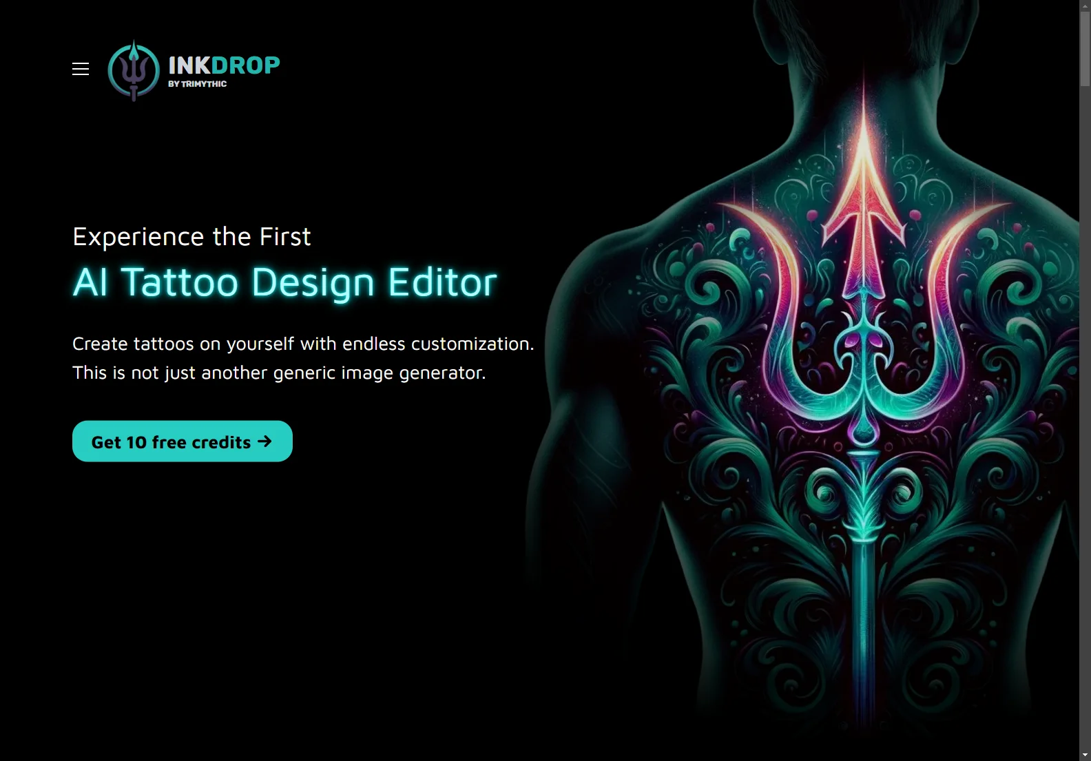 InkDrop AI Tattoo Generator: Design Your Dream Tattoos with AI