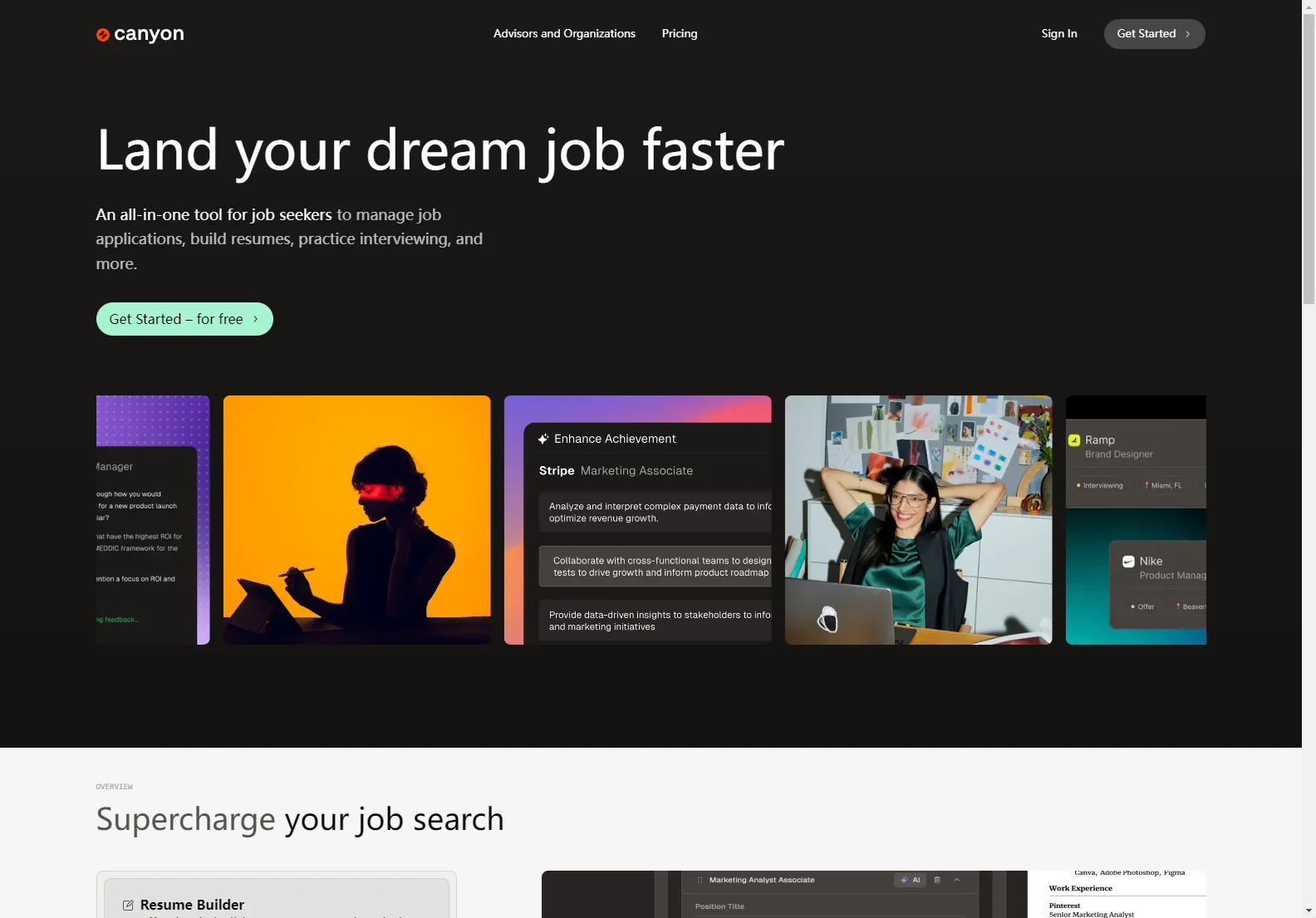 Canyon: AI-Powered Job Search Platform for Faster Career Success