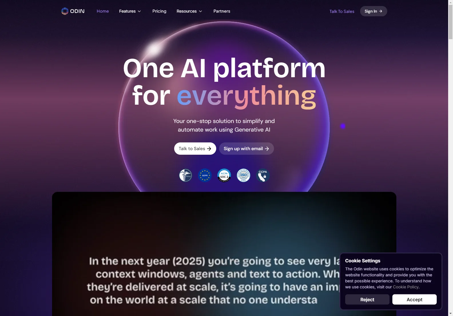 Odin AI: Your One-Stop AI Platform for Streamlined Workflows