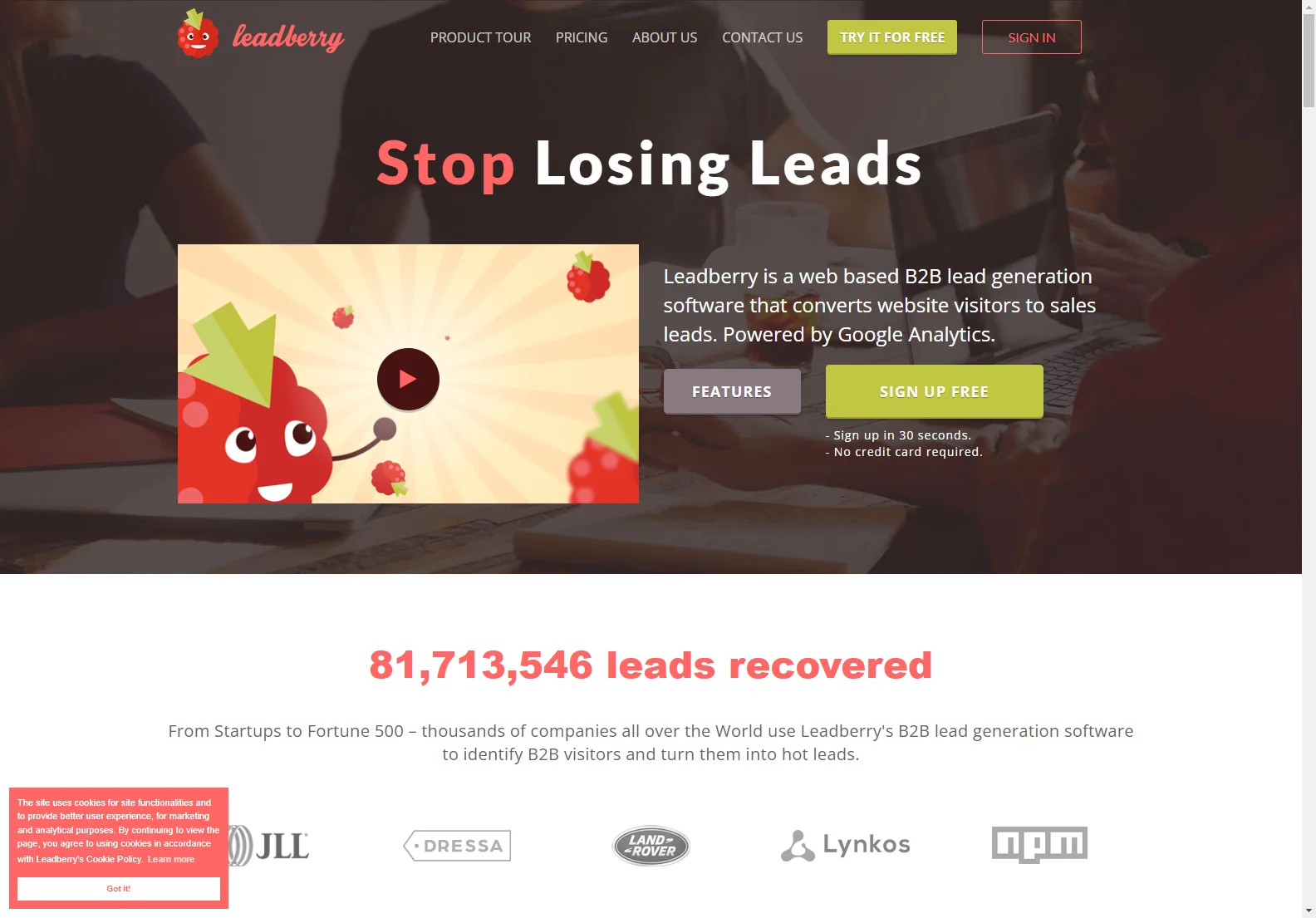 Leadberry: Powerful B2B Lead Generation Software