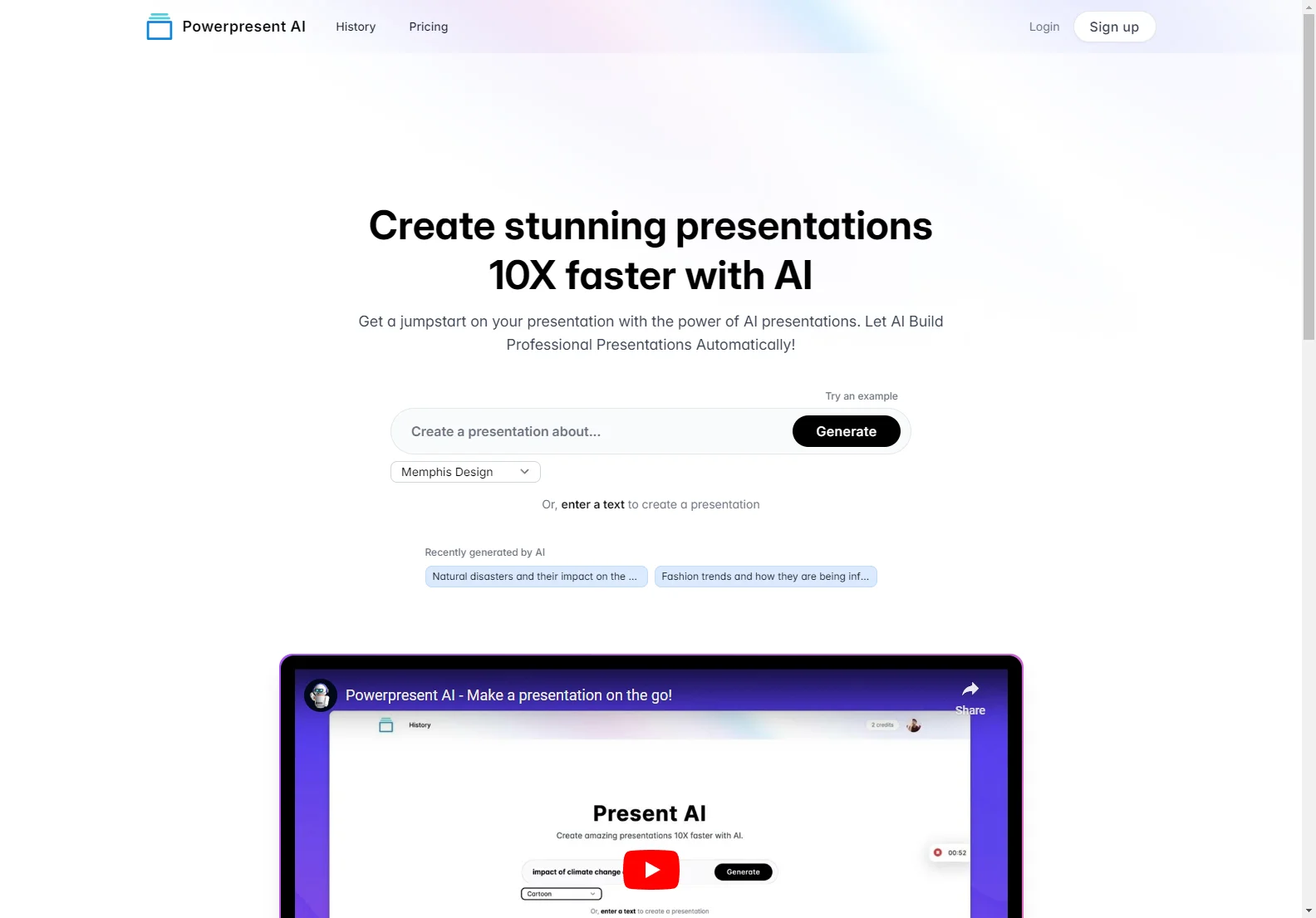 Powerpresent AI: Create Stunning Presentations 10X Faster with AI