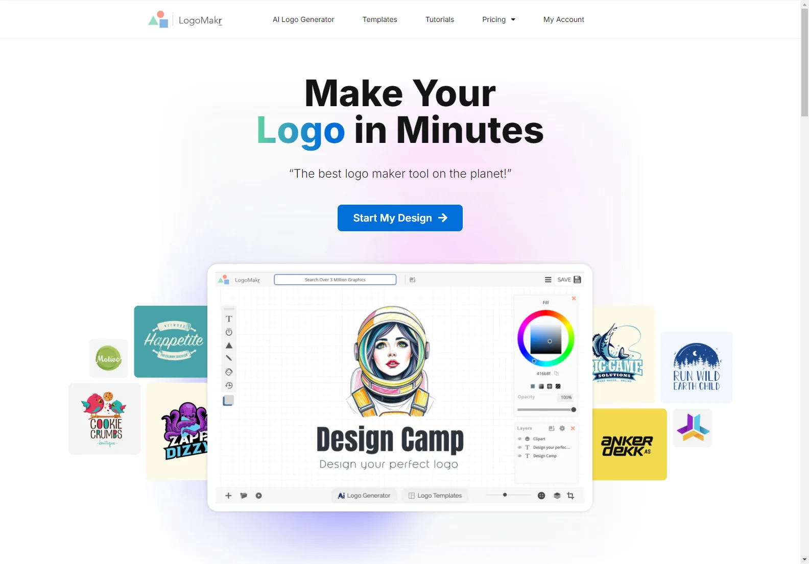 LogoMakr: AI-Powered Logo Maker for Stunning Brand Designs