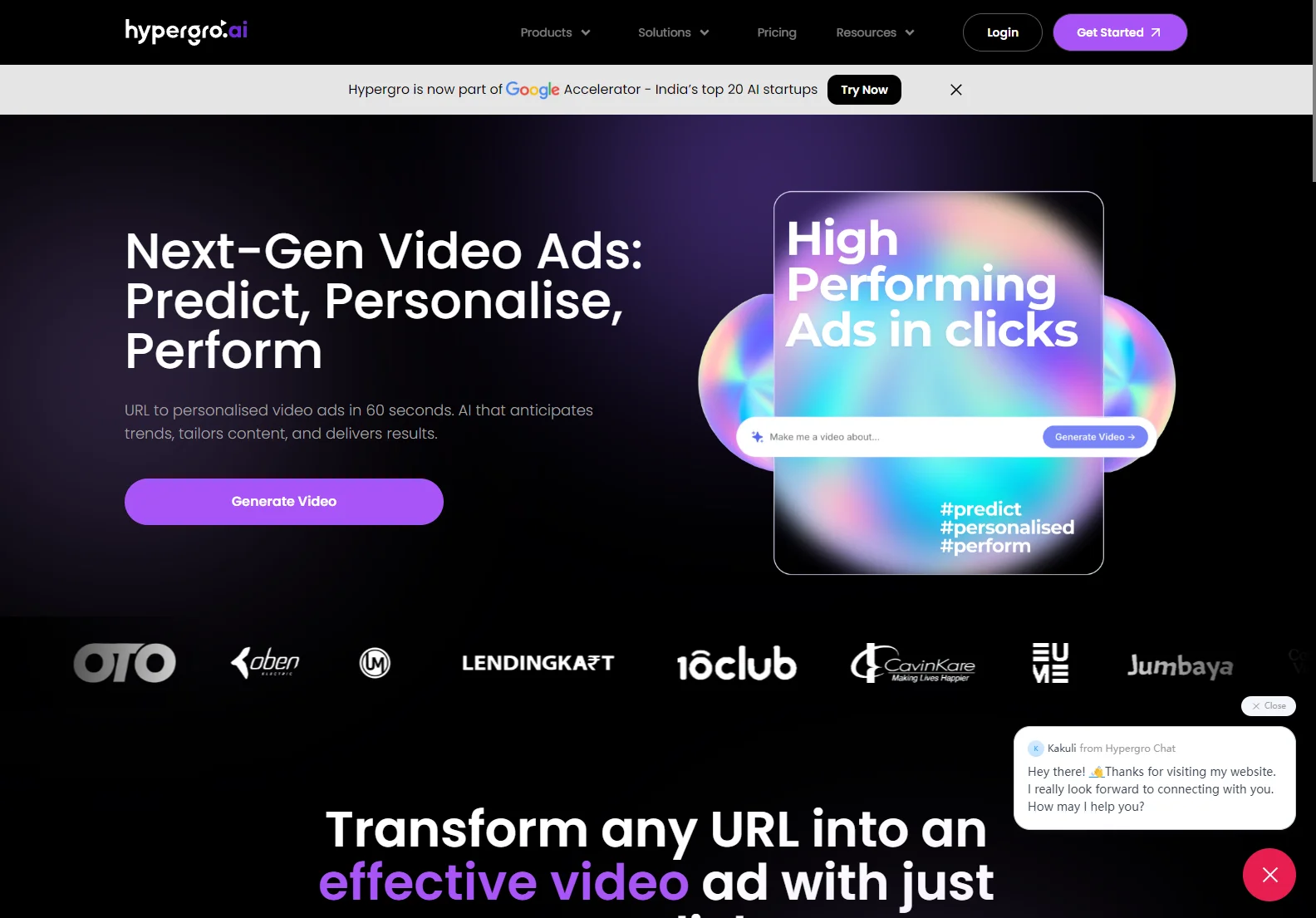 Hypergro: AI-Powered Video Ads for Enhanced Customer Acquisition