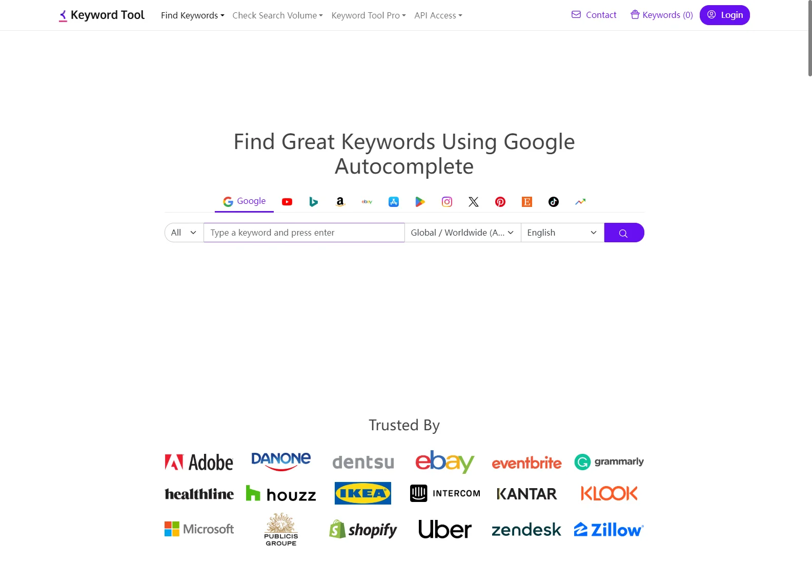 Keyword Tool: Free Google Keyword Planner Alternative for SEO & Content Marketing