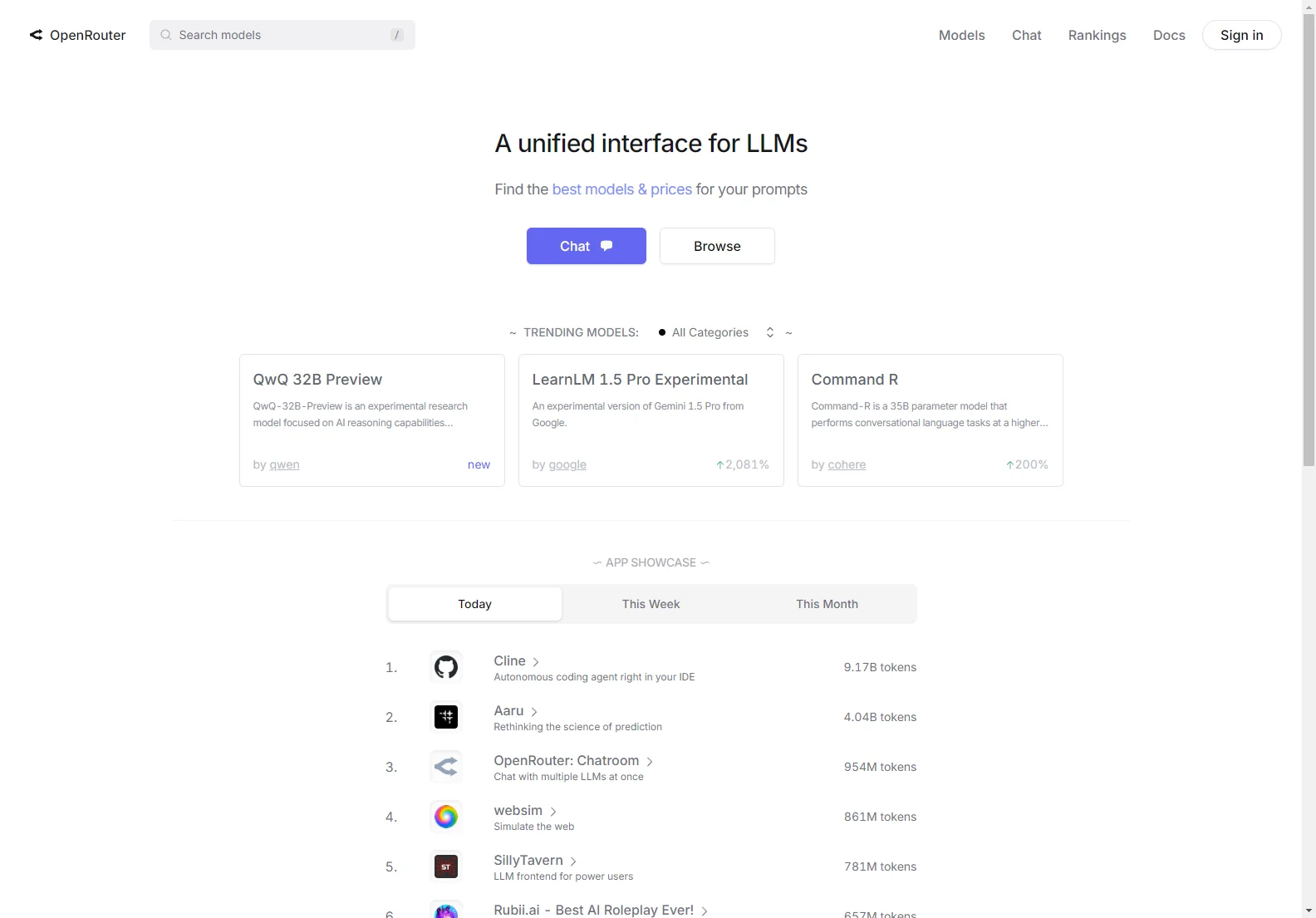 OpenRouter: Unified Access to Multiple LLMs for Optimal Prompt Performance