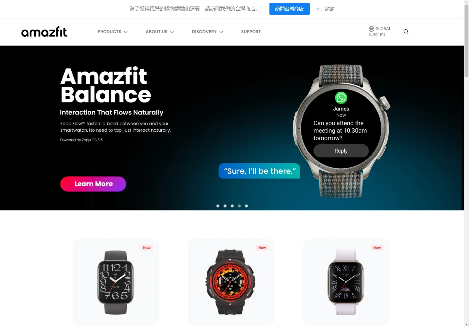 Amazfit Global: Smartwatches, Earbuds & Fitness Trackers | Official Online Store