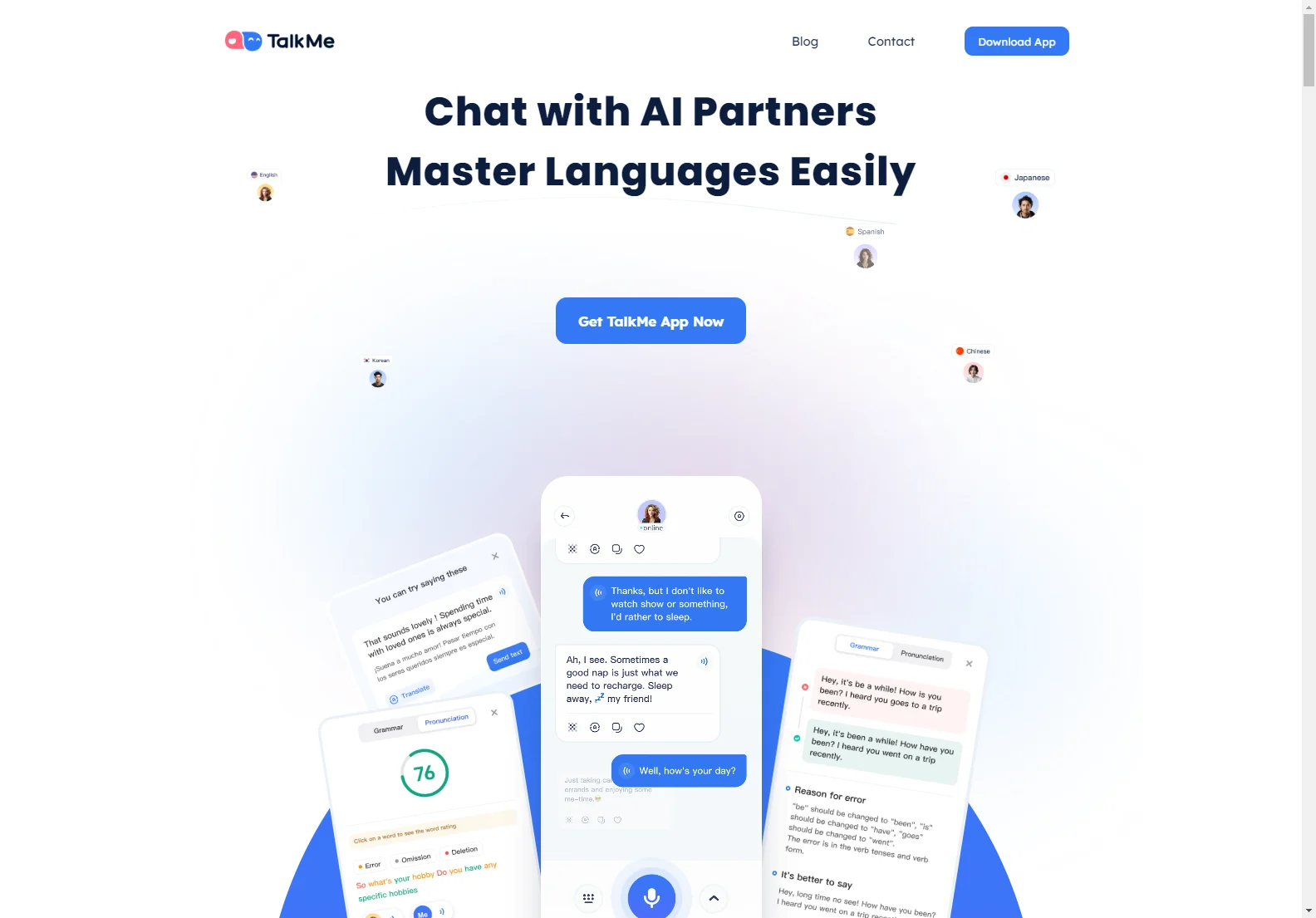 TalkMe: Learn Languages with Engaging AI Conversational Partners