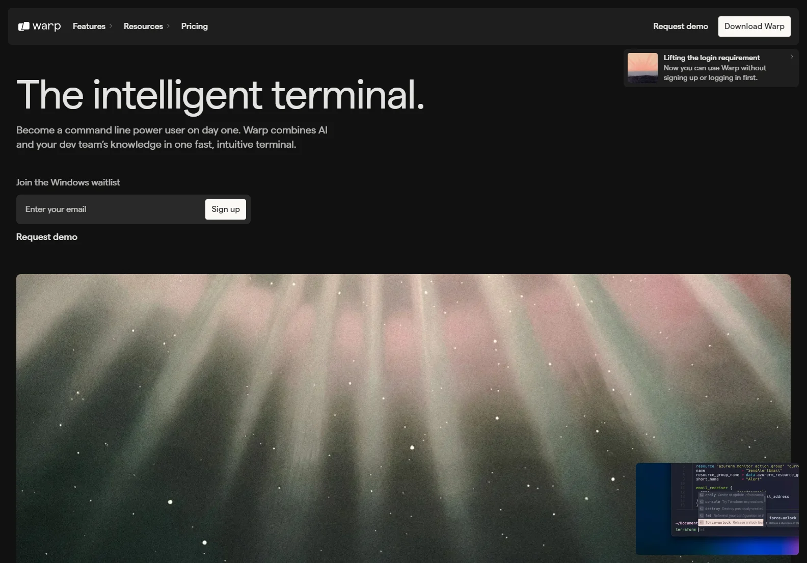 Warp: The Intelligent Terminal for Enhanced Developer Productivity