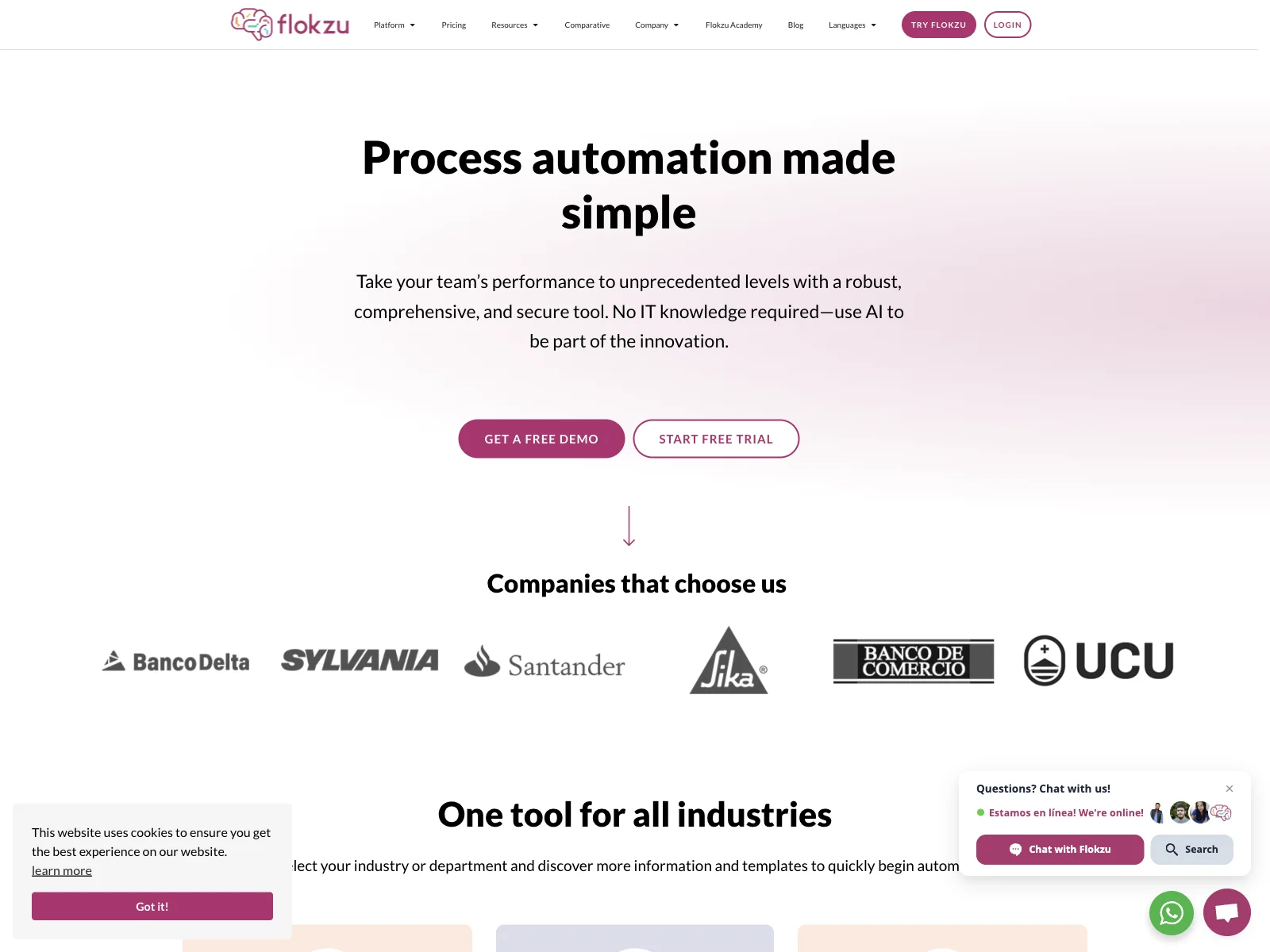 Flokzu: AI-Powered No-Code Platform for Process Automation