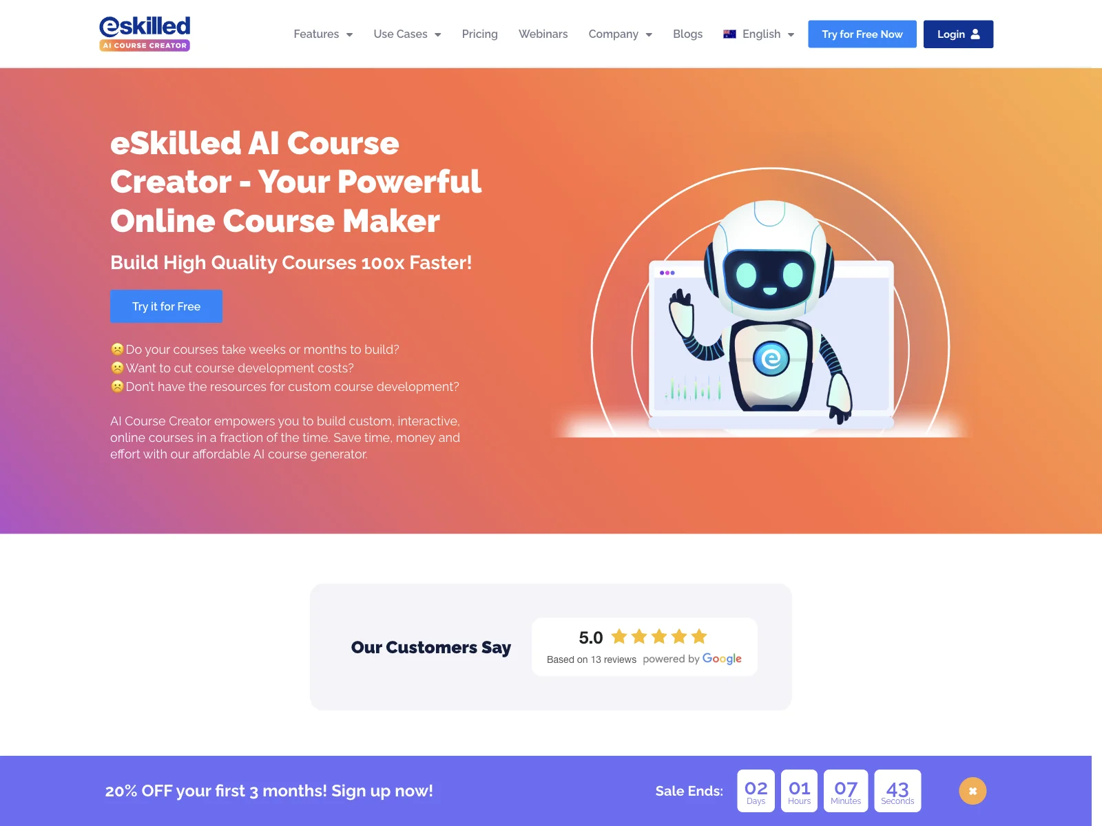 eSkilled AI Course Creator: Build High-Quality Courses 100x Faster