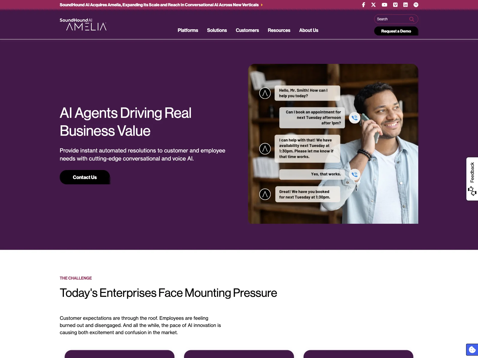 Amelia: Revolutionizing Customer and Employee Service with Conversational AI